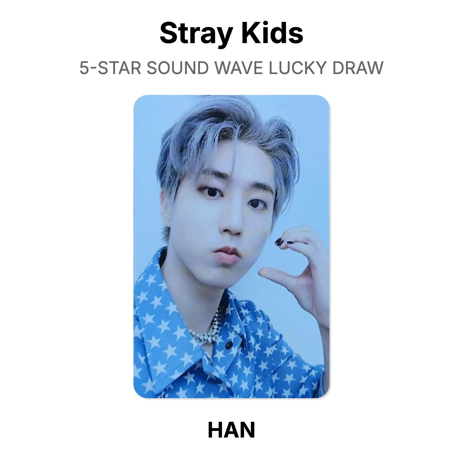 Stray Kids 5-STAR SOUND WAVE LUCKY DRAW Official Photocard KPOP