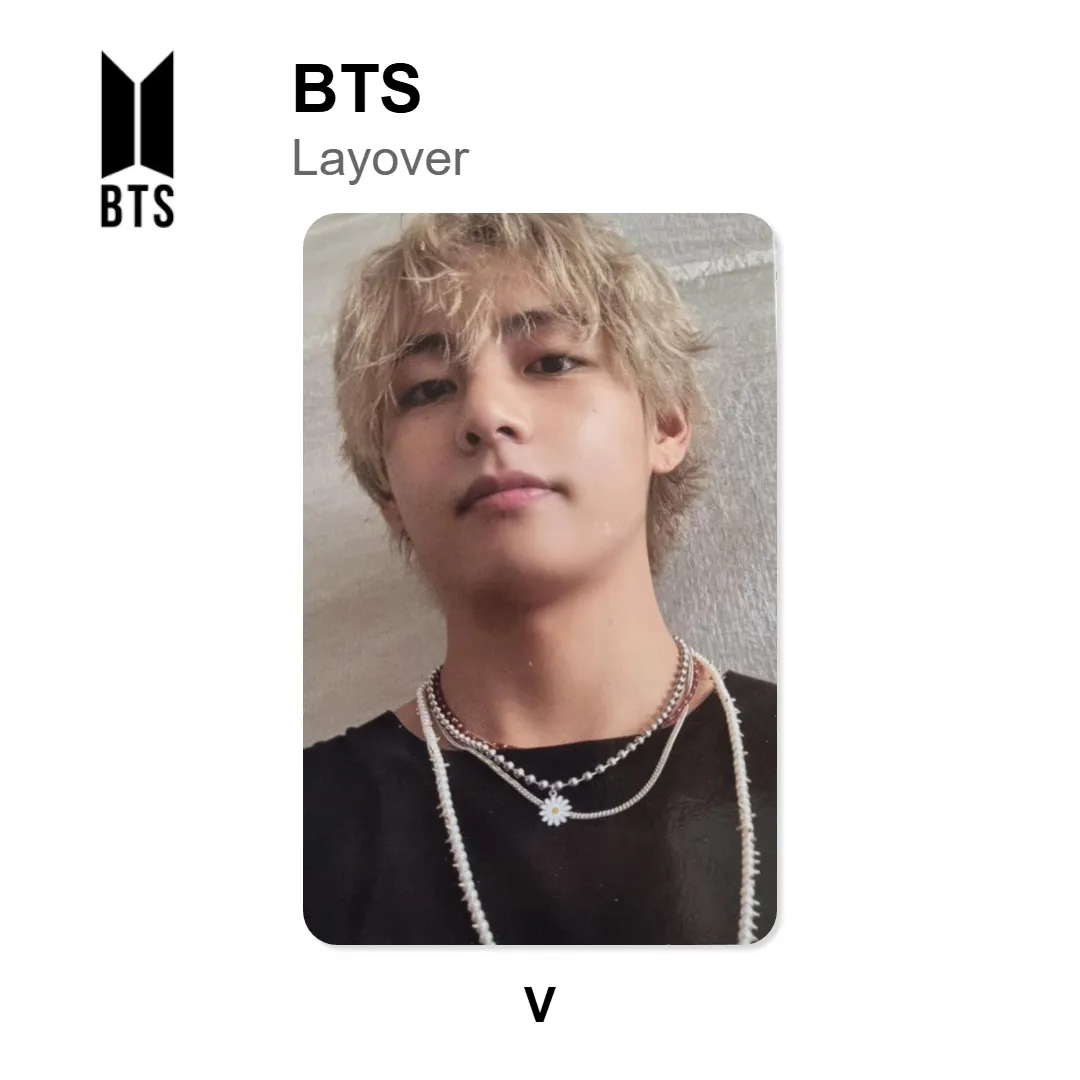 BTS Layover Official Photocard KPOP Special Gift