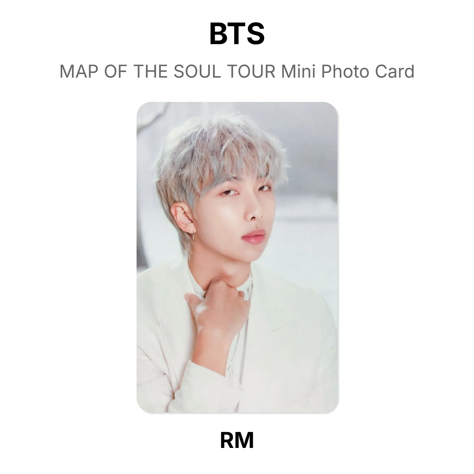 BTS MAP OF THE SOUL TOUR Mini Photo Card Official Photocard KPOP