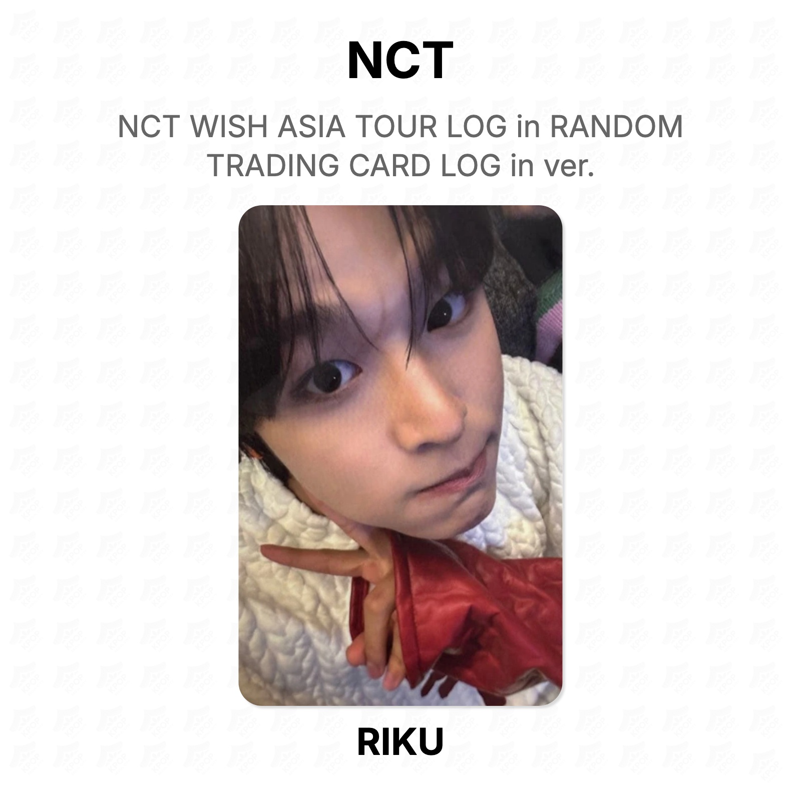 NCT WISH ASIA TOUR LOG in RANDOM TRADING CARD LOG in ver. KPOP Special Gift