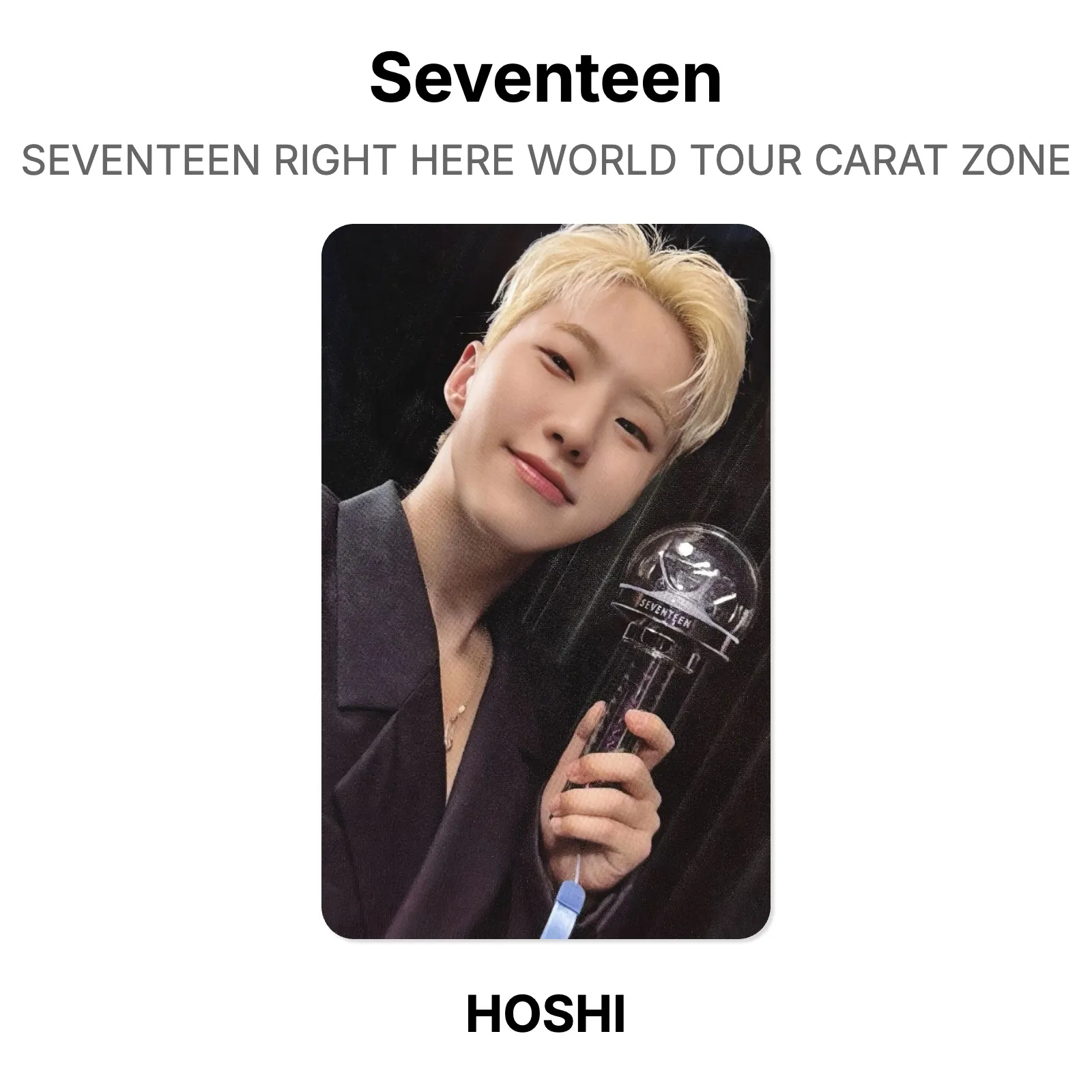 Seventeen SEVENTEEN RIGHT HERE WORLD TOUR CARAT ZONE Official KPOP