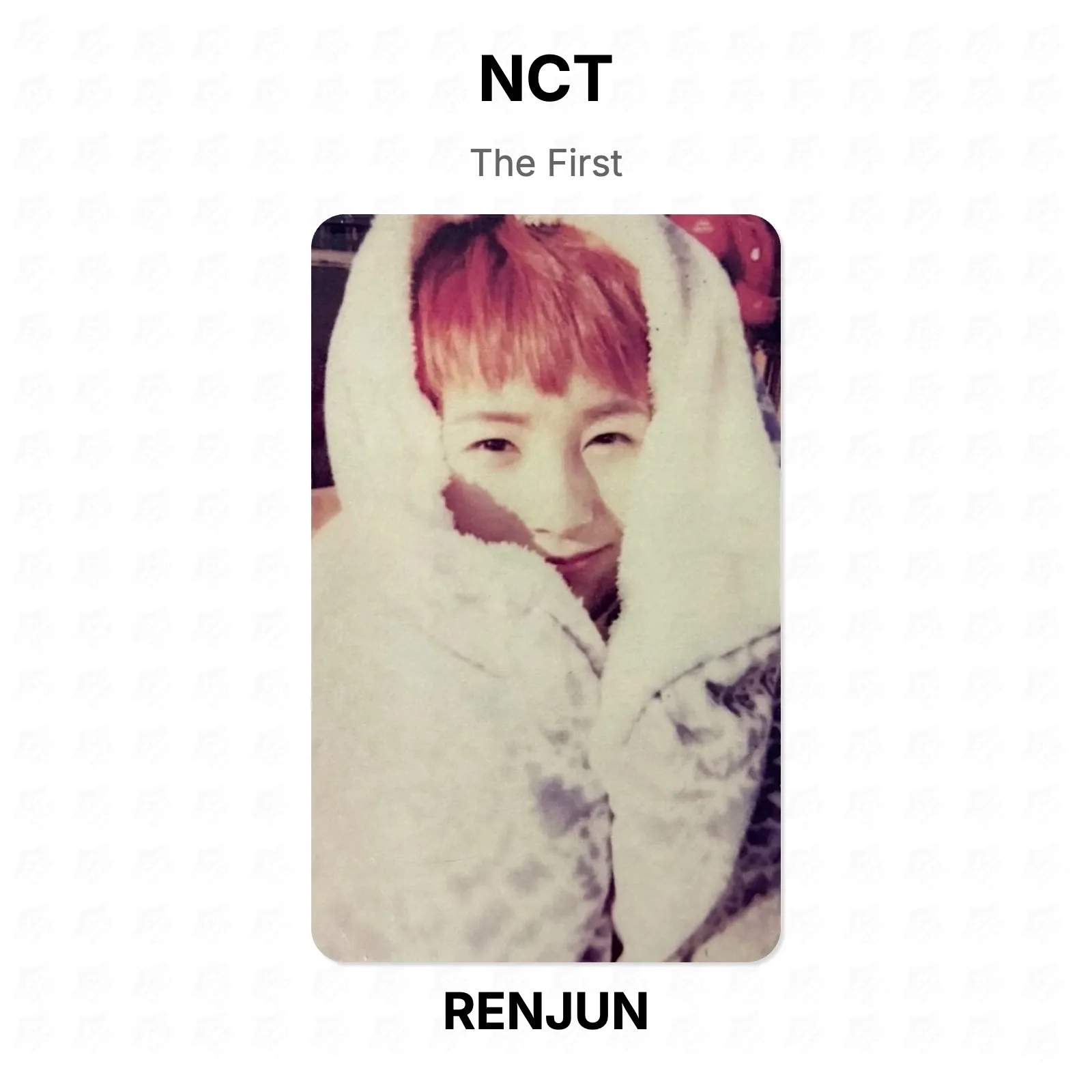 NCT The First Official Photocard KPOP Special Gift