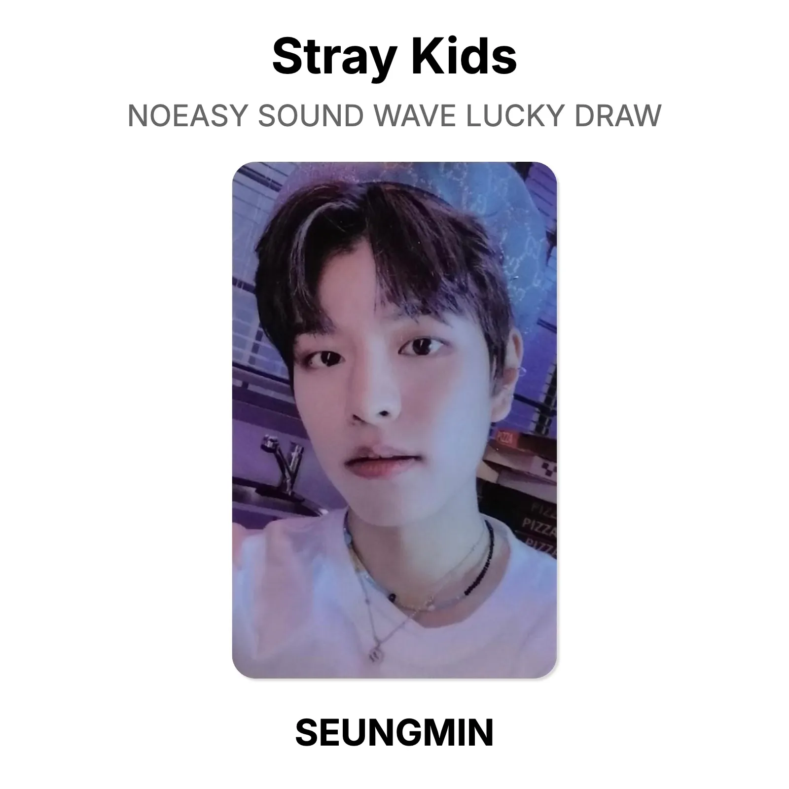 Stray Kids NOEASY SOUND WAVE LUCKY DRAW Official Photocard KPOP