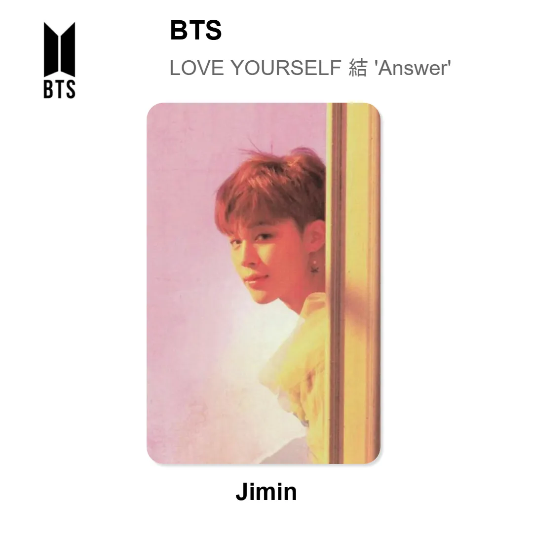 BTS LOVE YOURSELF 結 'Answer' Official Photocard KPOP Special Gift