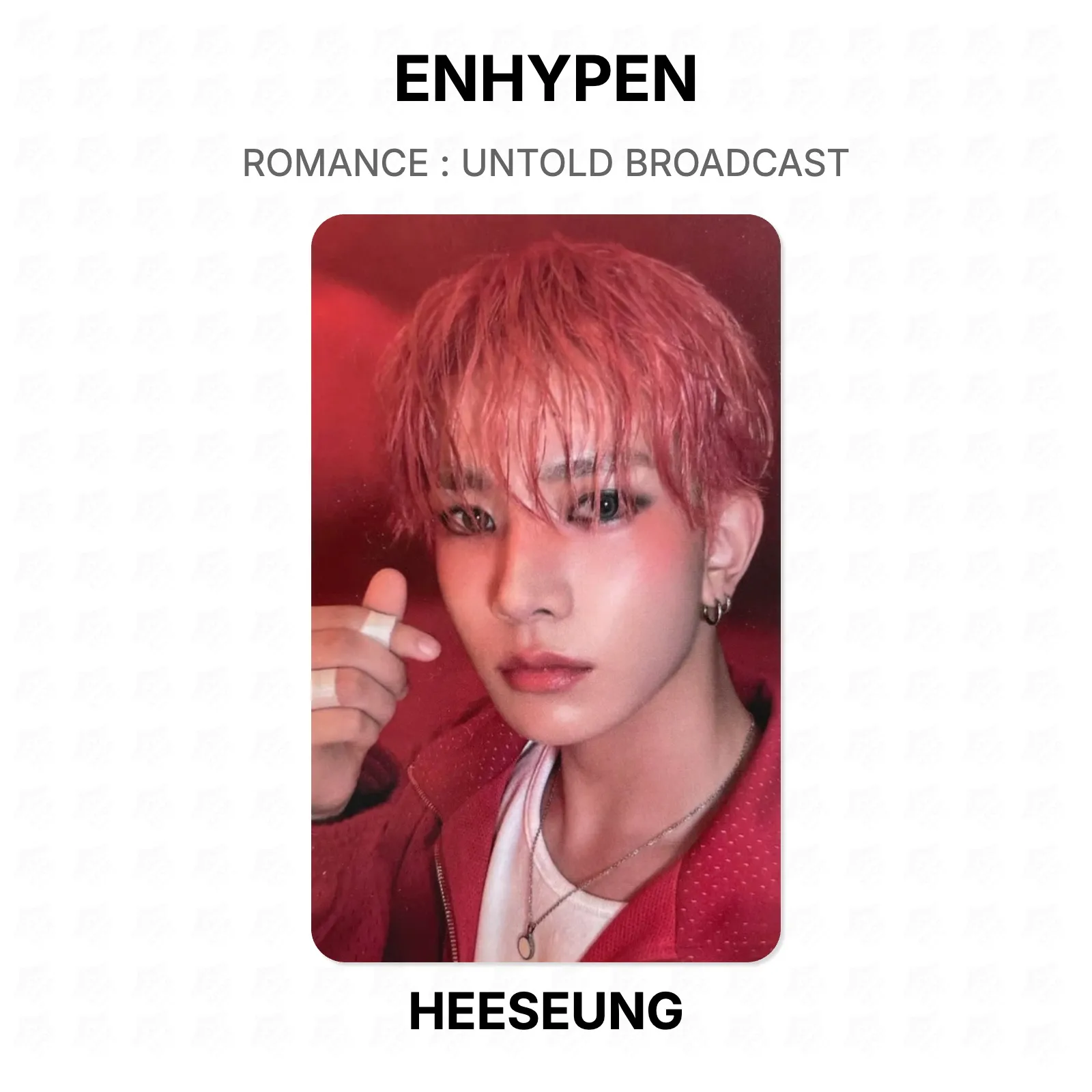 ENHYPEN ROMANCE : UNTOLD BROADCAST Official Photocard KPOP Special
