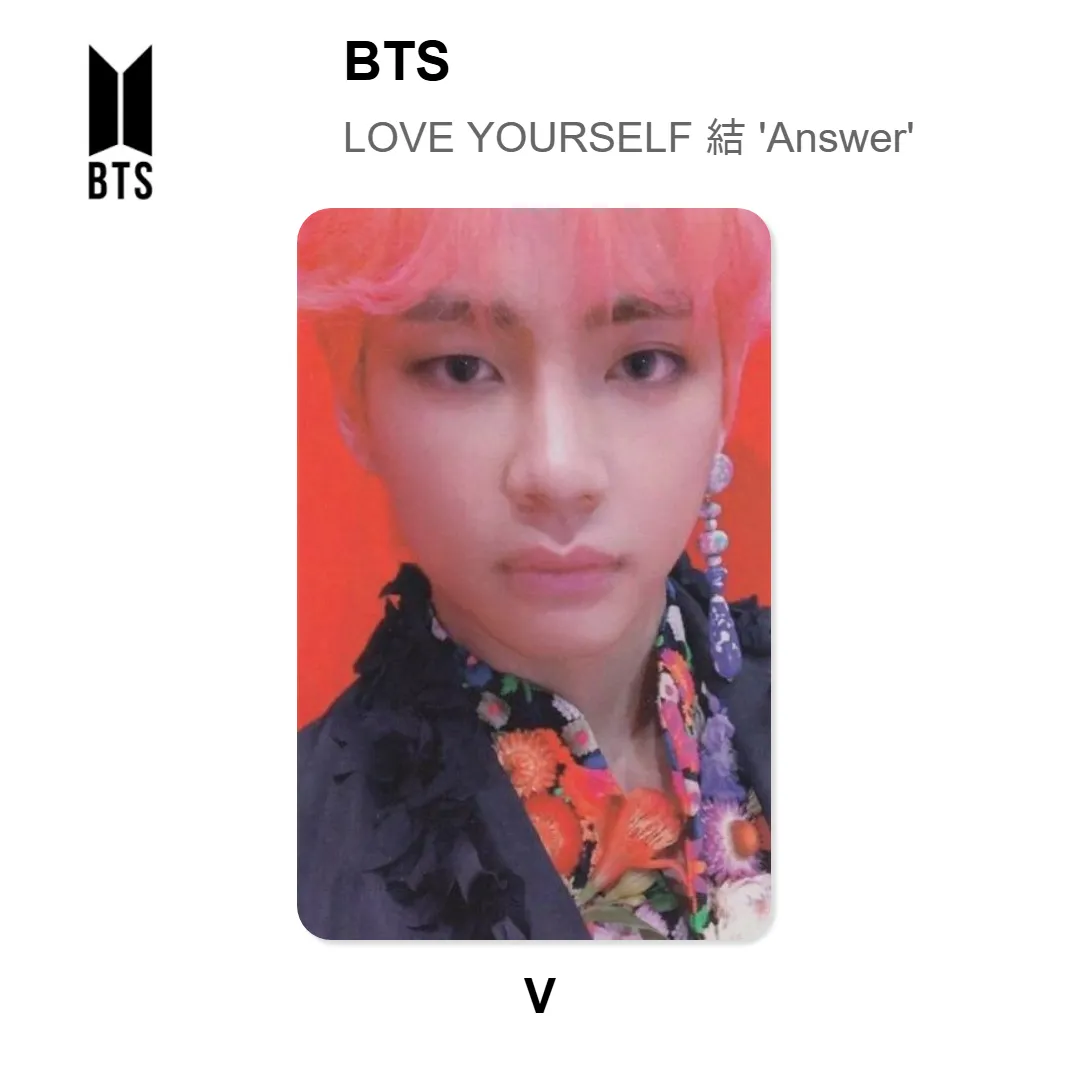 BTS LOVE YOURSELF 結 'Answer' Official Photocard KPOP Special Gift
