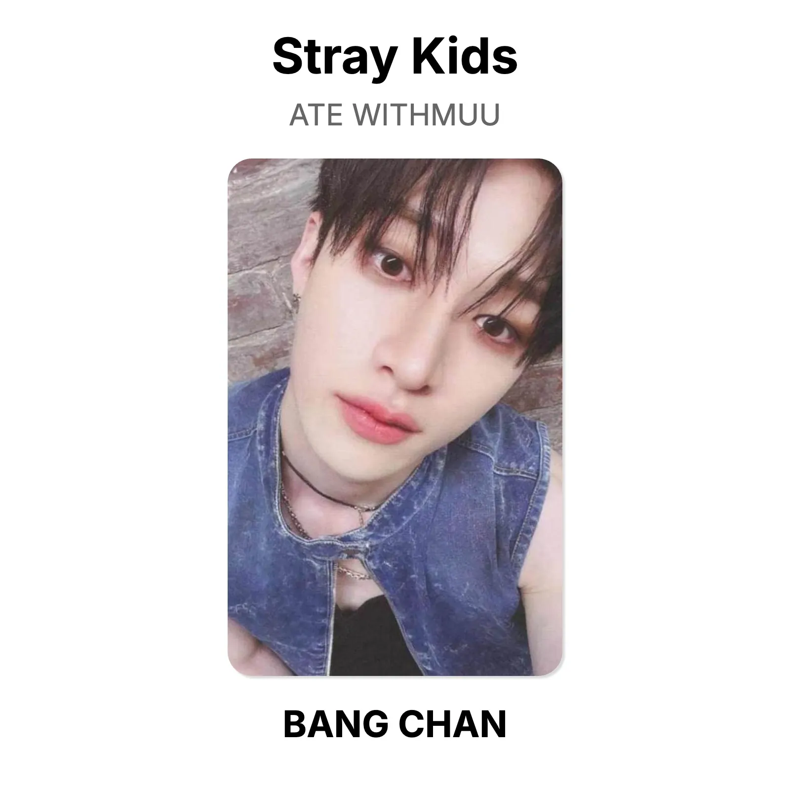 Stray Kids ATE WITHMUU Official Photocard KPOP Special Gift