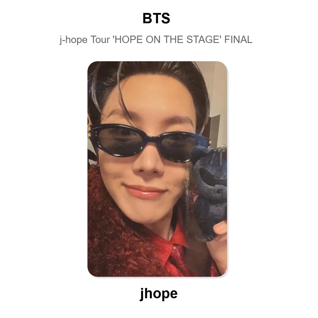 BTS j-hope Tour ‘HOPE ON THE STAGE’ FINAL Official Photocard KPOP Special Gift