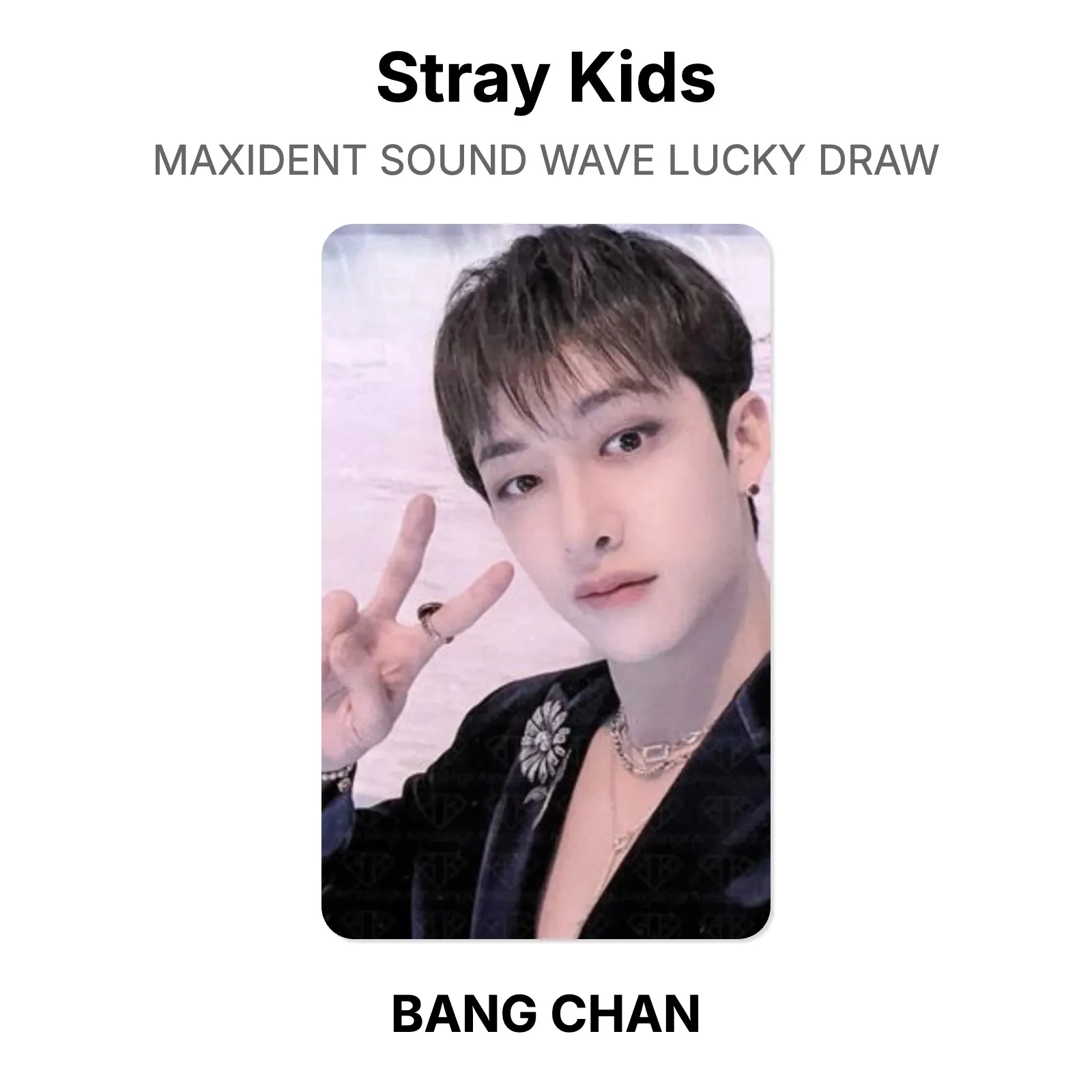 Stray Kids MAXIDENT SOUND WAVE LUCKY DRAW Official Photocard KPOP