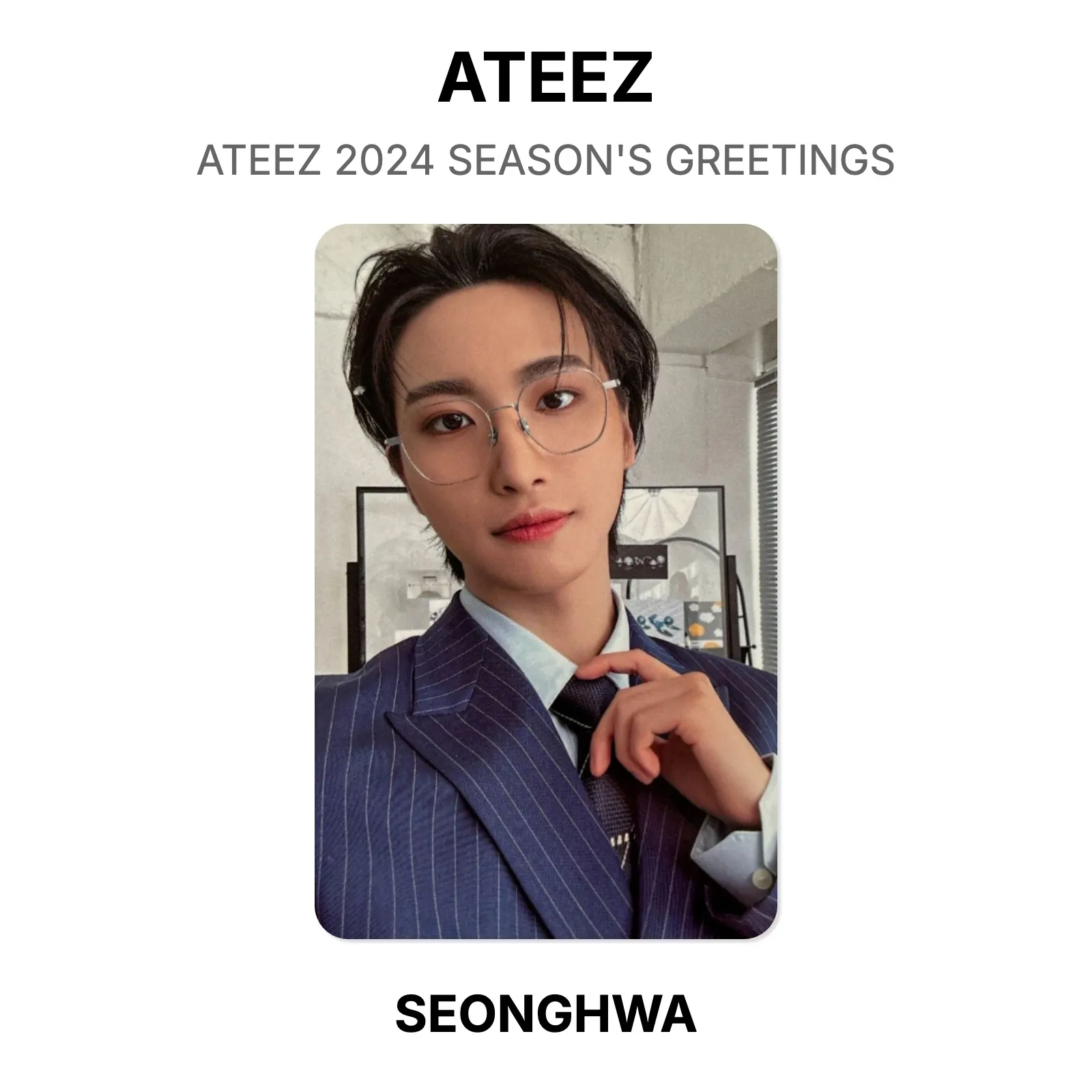 ATEEZ ATEEZ 2024 SEASON'S GREETINGS Official Photocard KPOP