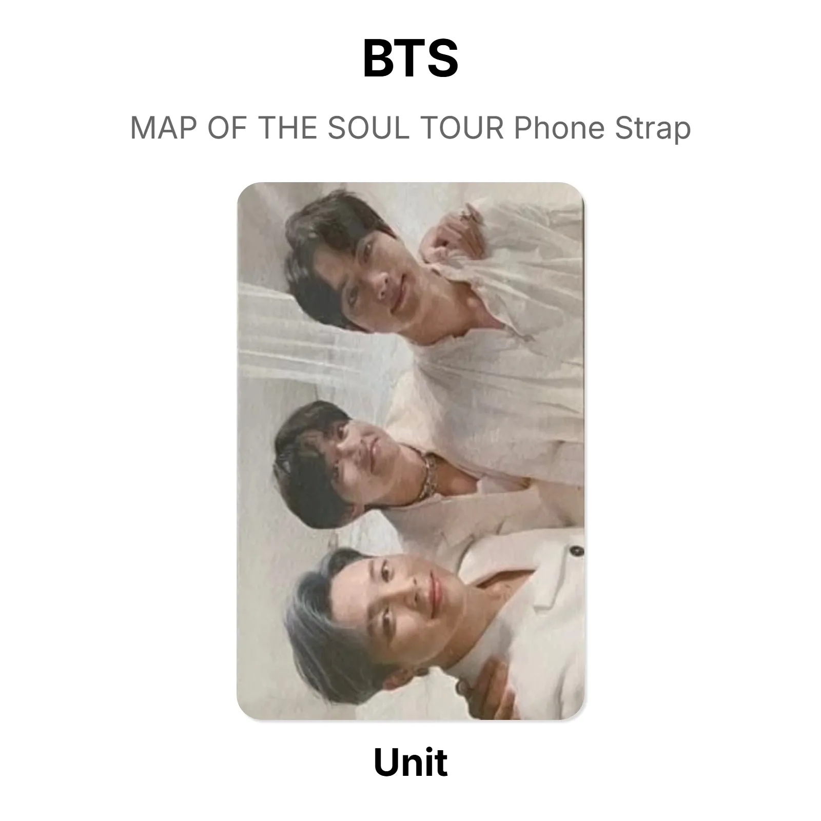 BTS MAP OF THE SOUL TOUR Phone Strap Official Photocard KPOP Special Gift