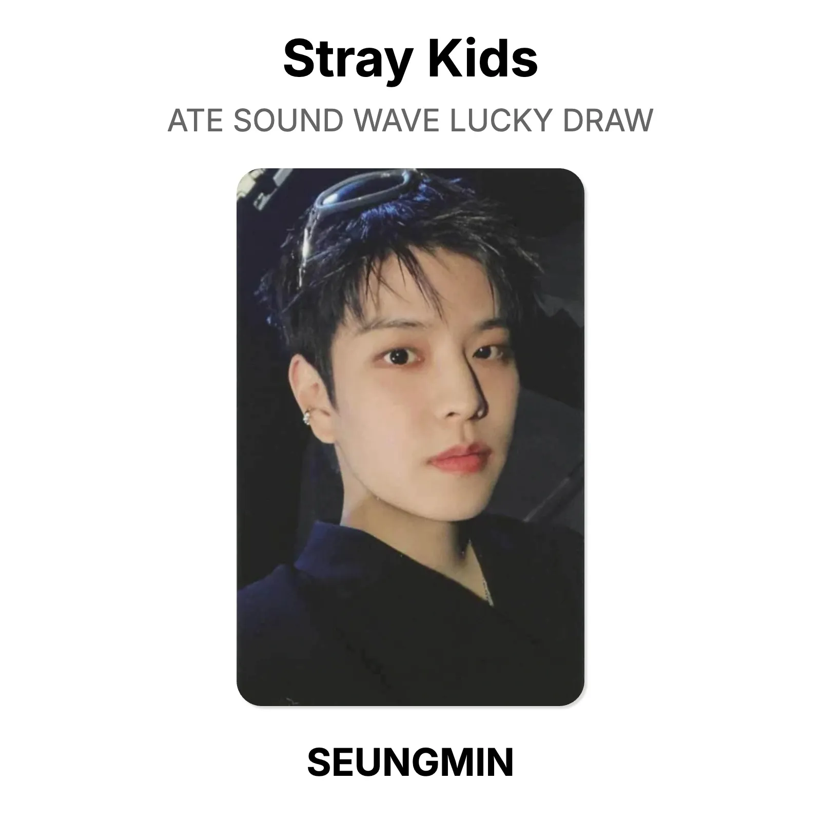 Stray Kids ATE SOUND WAVE LUCKY DRAW Official Photocard KPOP