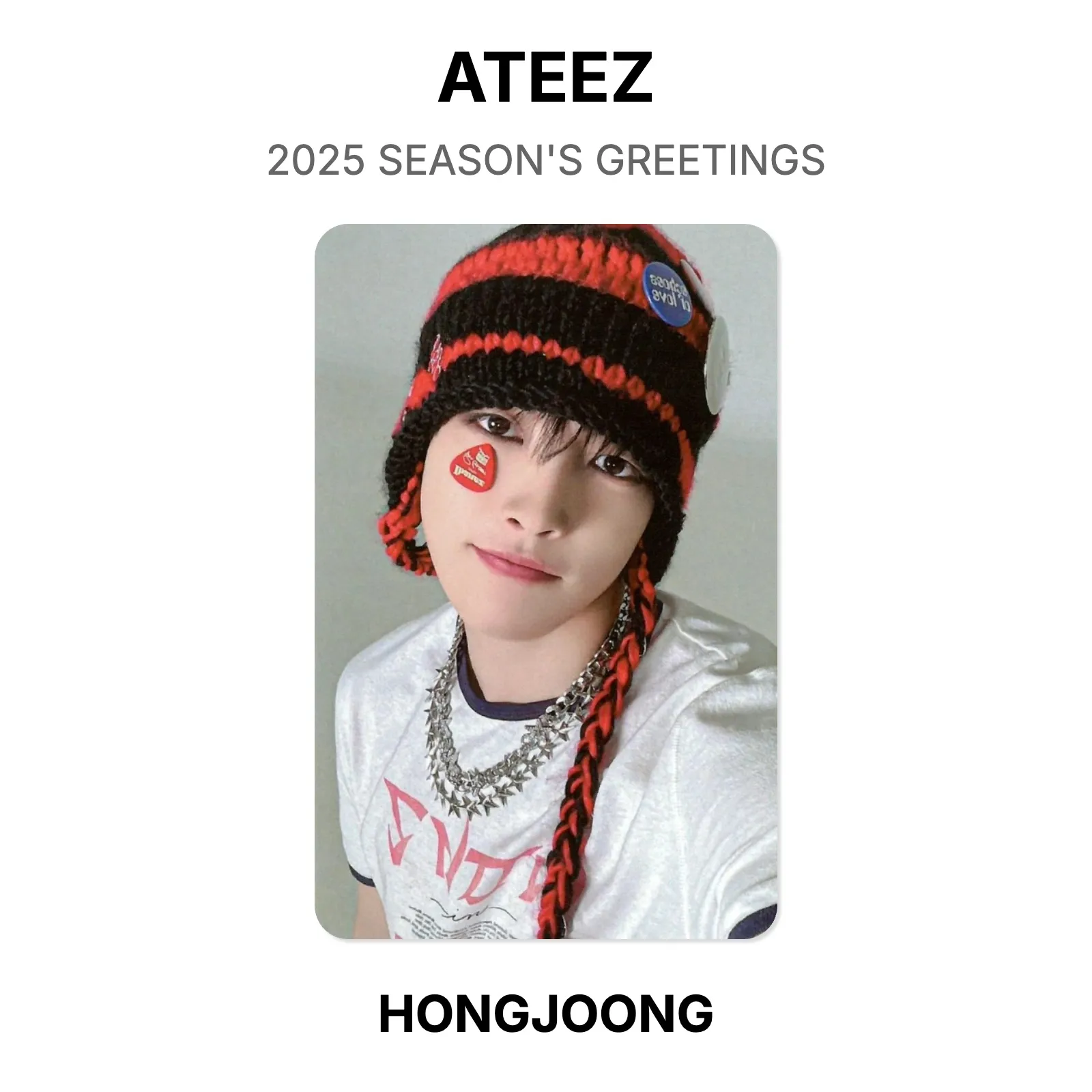 ATEEZ 2025 SEASON'S GREETINGS Official Photocard KPOP Special Gift