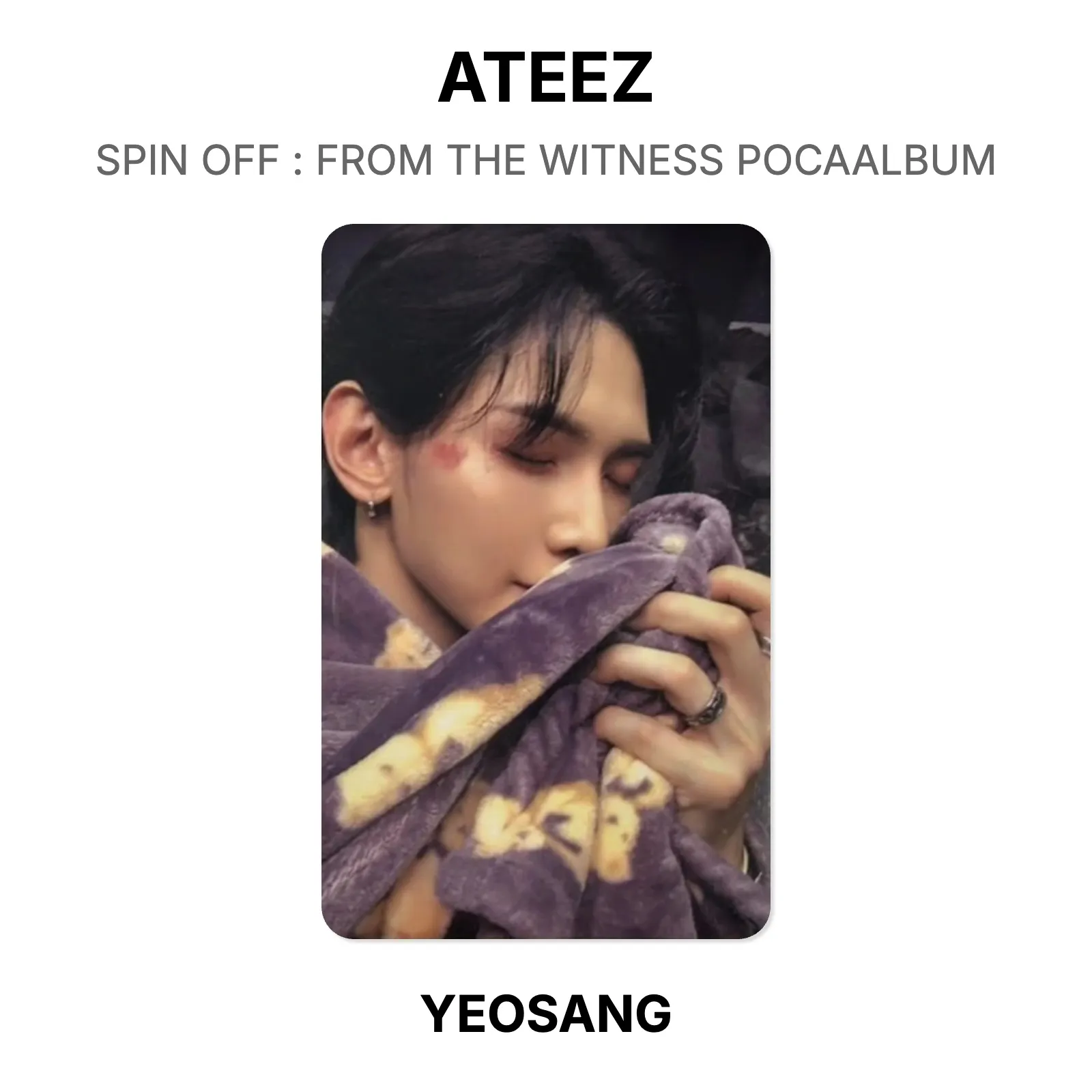 ATEEZ SPIN OFF : FROM THE WITNESS POCAALBUM Official Photocard