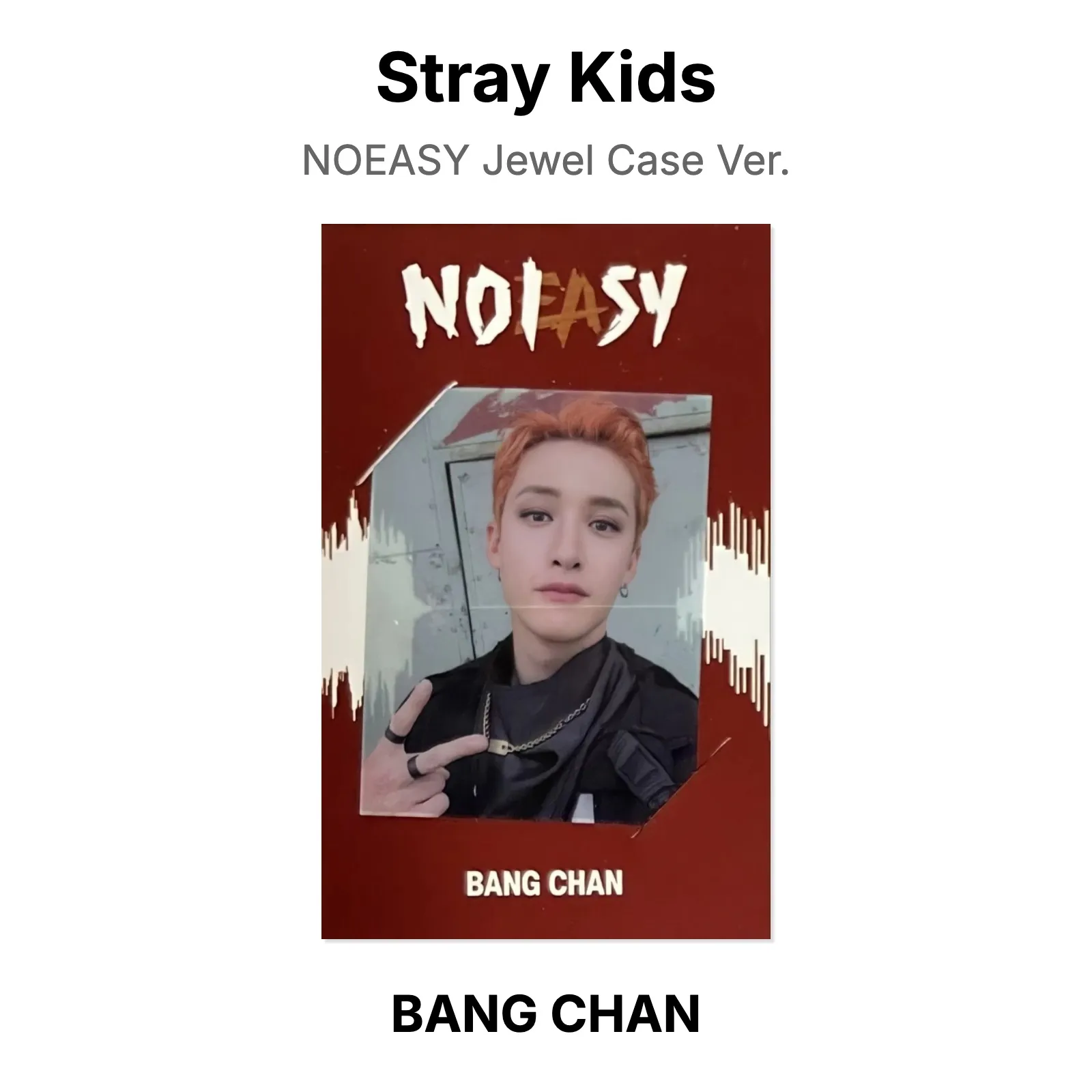 Stray Kids NOEASY Jewel Case Ver. Official Photocard KPOP Special Gift