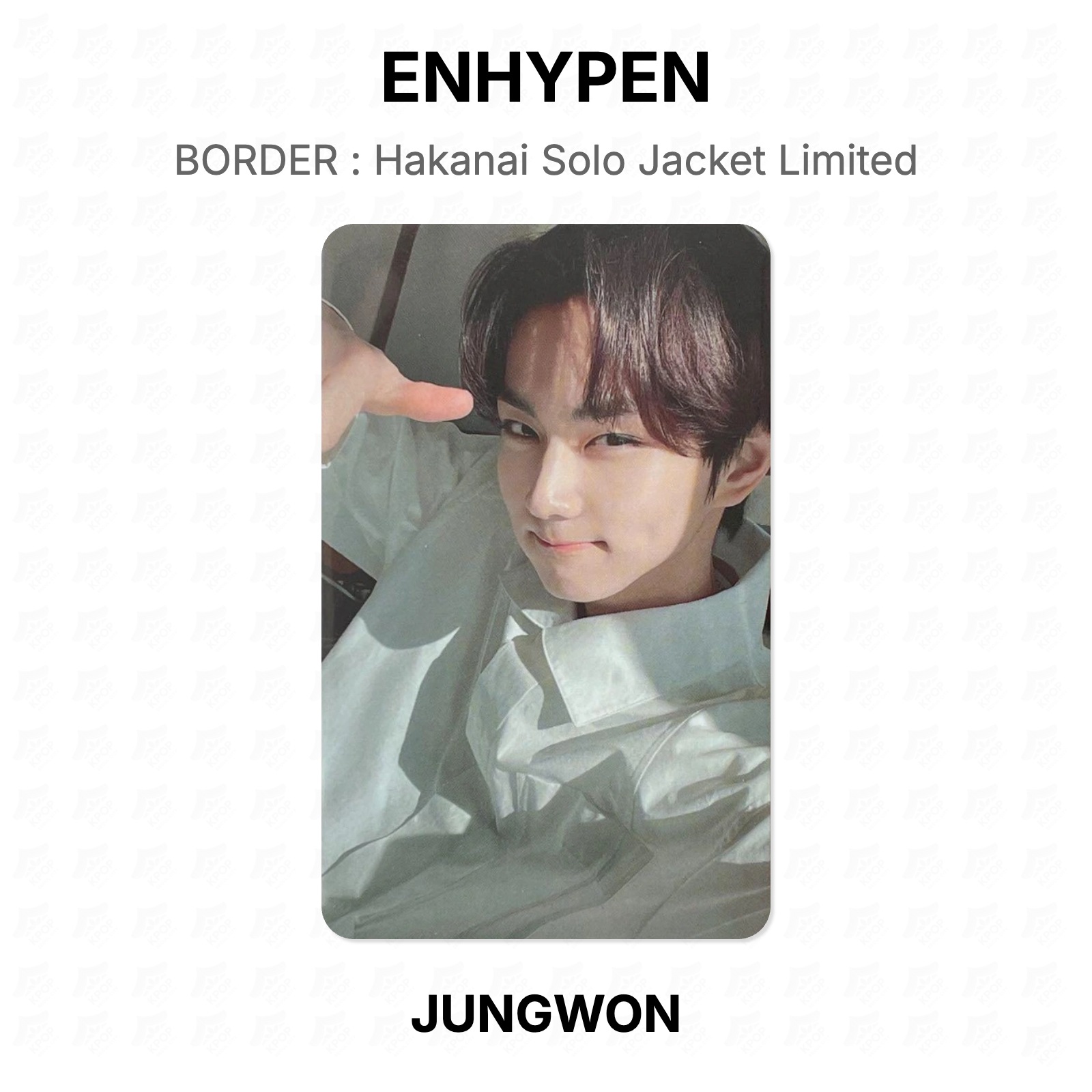 ENHYPEN BORDER : Hakanai Solo Jacket Limited Official KPOP Special Gift