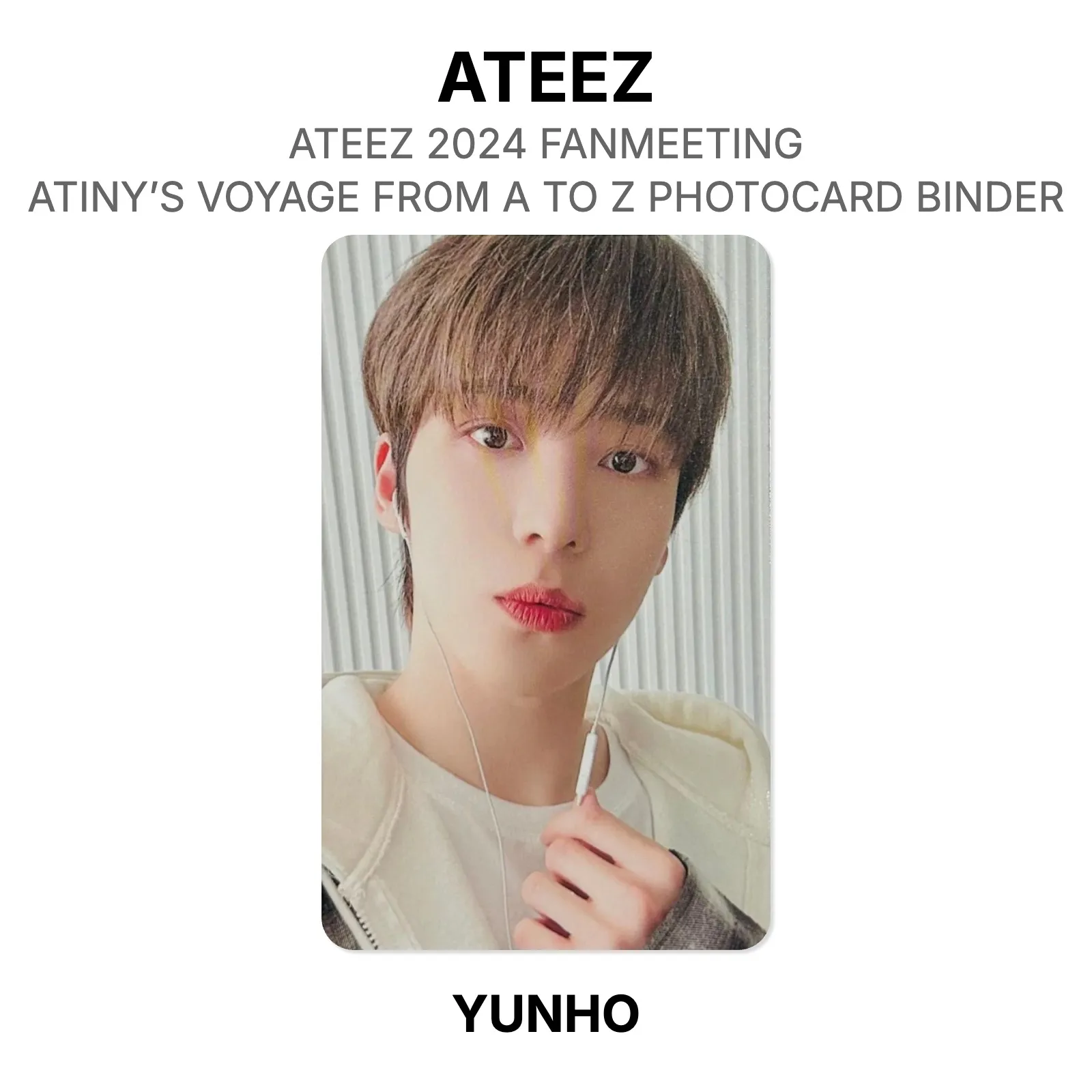 ATEEZ ATEEZ 2024 FANMEETING ATINY'S VOYAGE FROM A TO Z PHOTOCARD