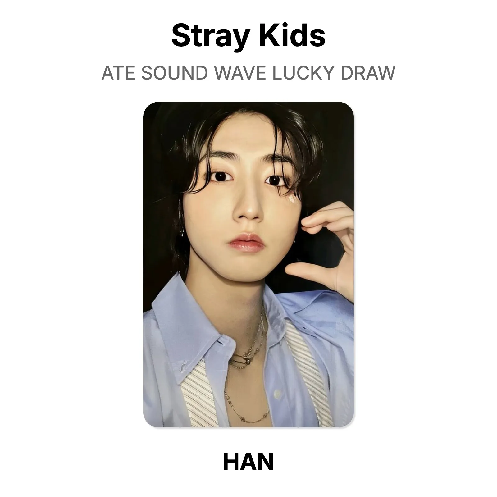 Stray Kids ATE SOUND WAVE LUCKY DRAW Official Photocard KPOP