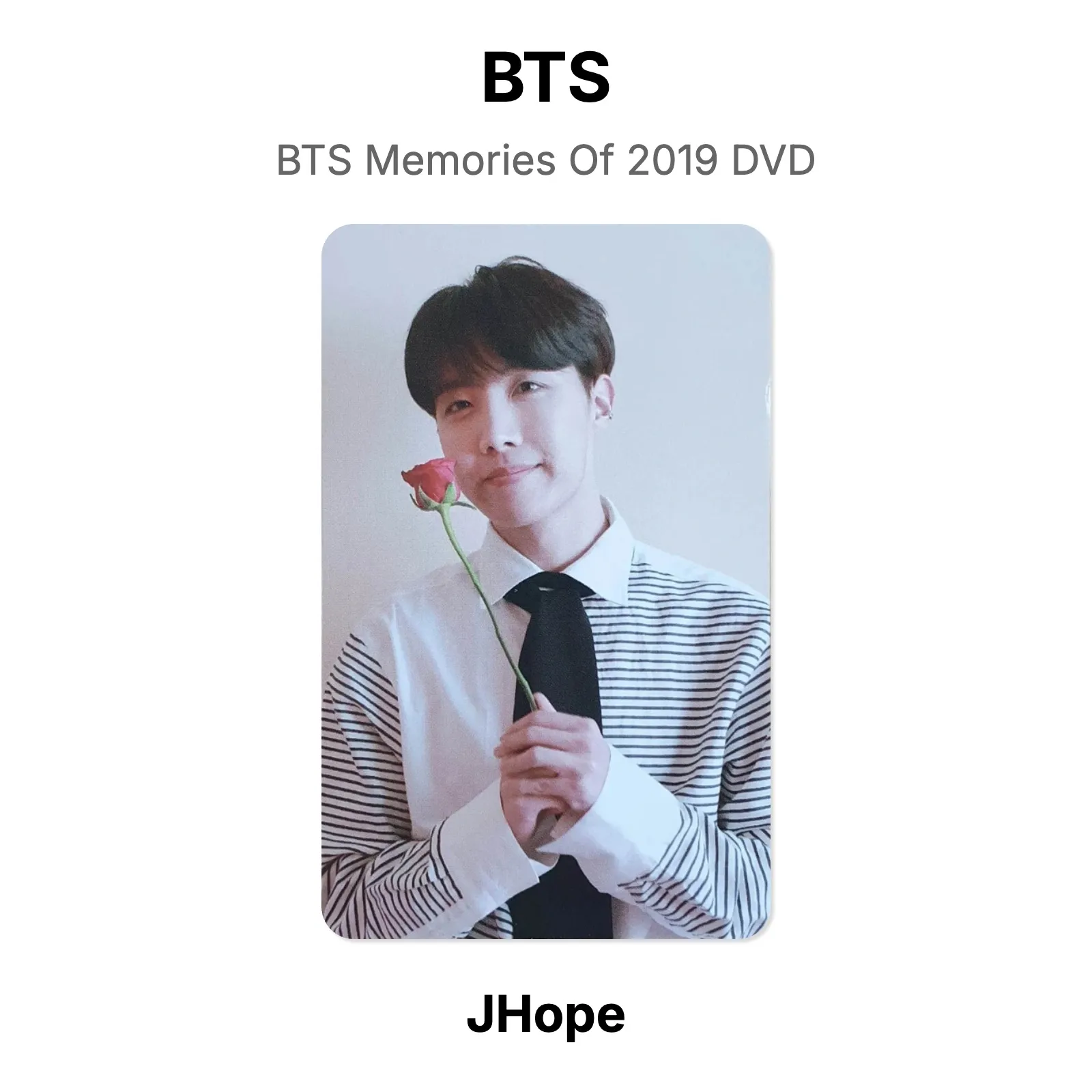 BTS BTS Memories Of 2019 DVD Official Photocard KPOP Special Gift 