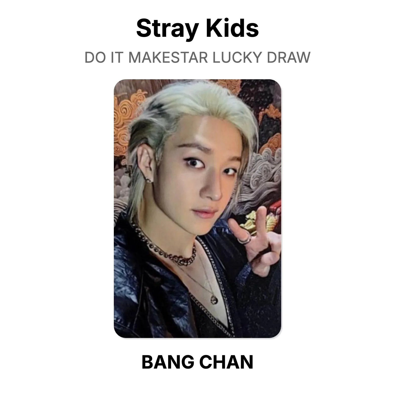 Stray Kids DO IT MAKESTAR LUCKY DRAW Official Photocard KPOP Special Gift