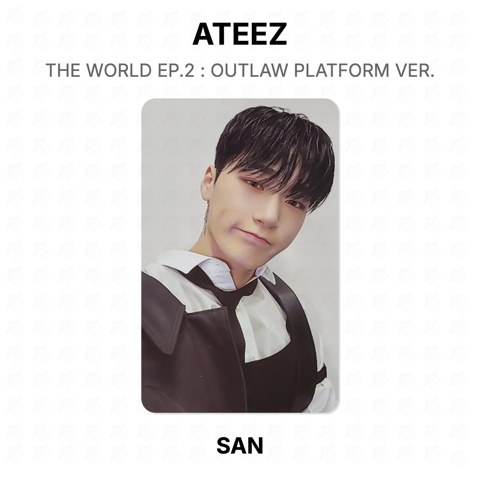 ATEEZ THE WORLD EP.2 : OUTLAW PLATFORM VER. Official Photocard KPOP Special Gift