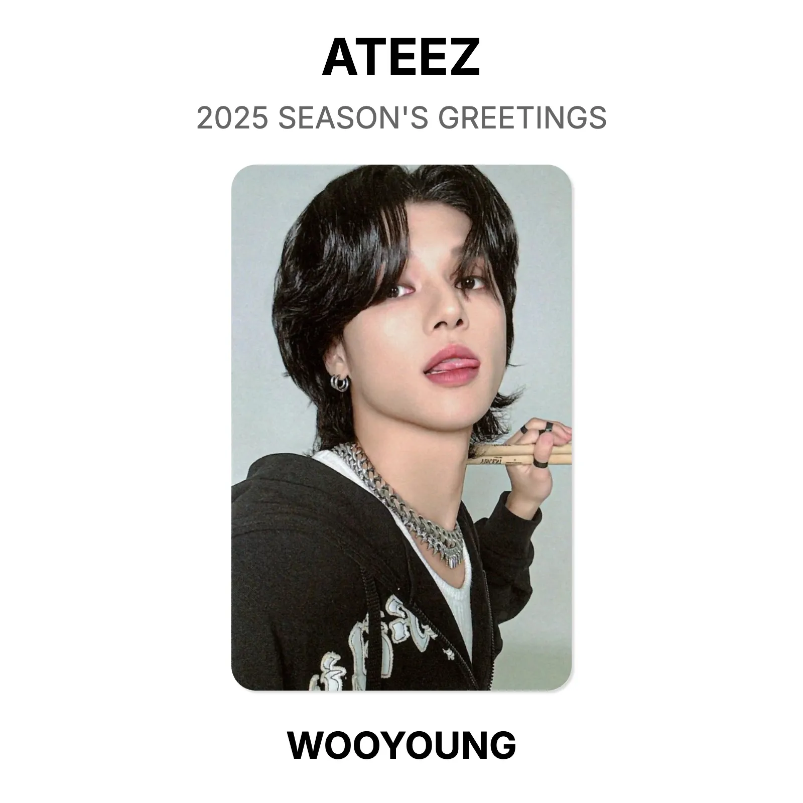 ATEEZ 2025 SEASON'S GREETINGS Official Photocard KPOP Special Gift
