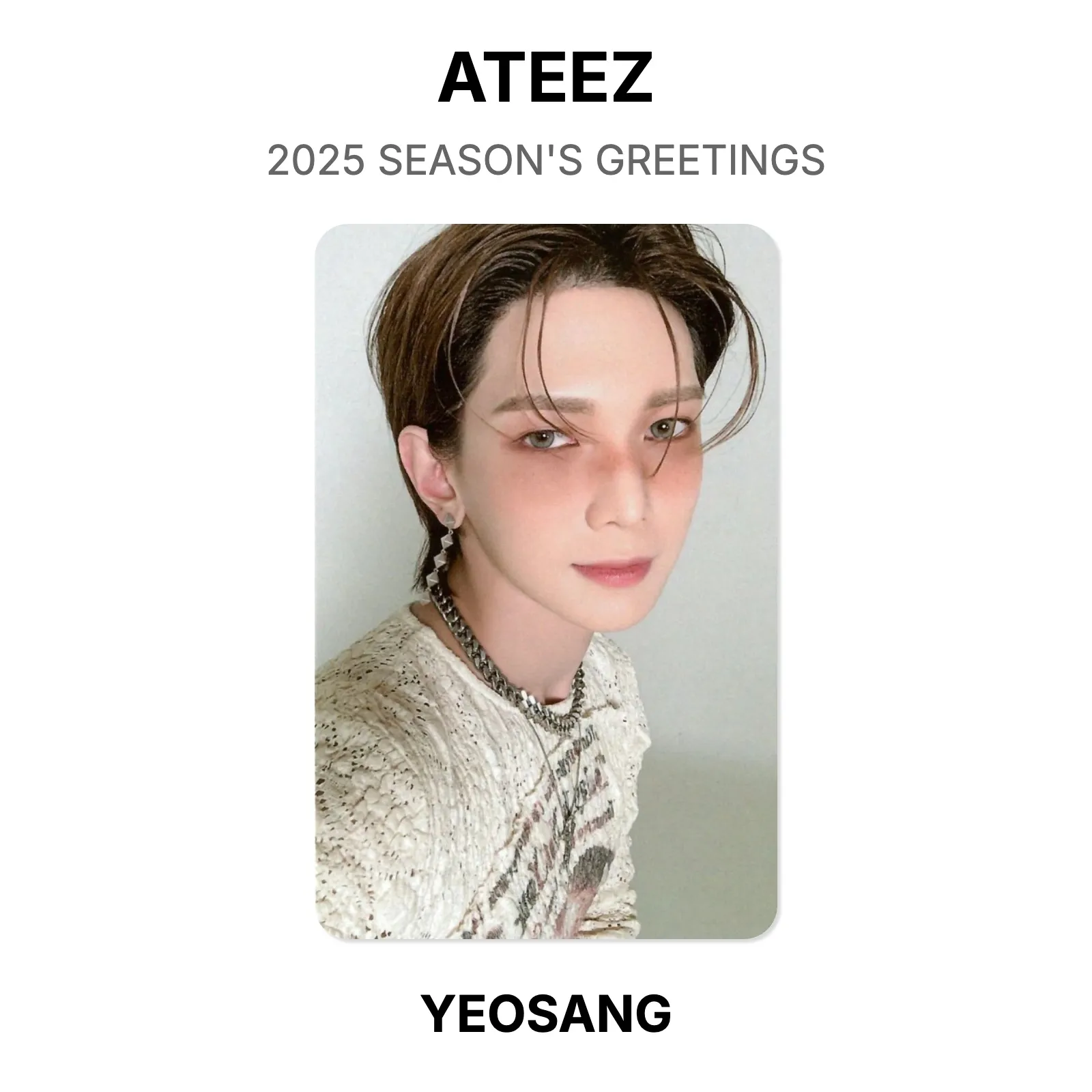 ATEEZ 2025 SEASON'S GREETINGS Official Photocard KPOP Special Gift