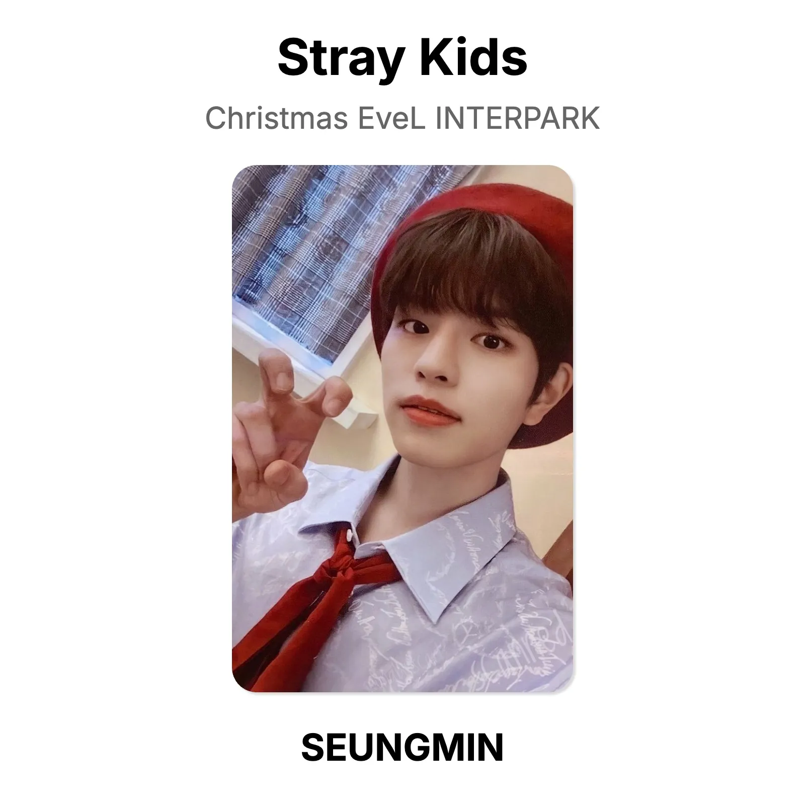 Stray Kids Christmas EveL INTERPARK Official Photocard KPOP
