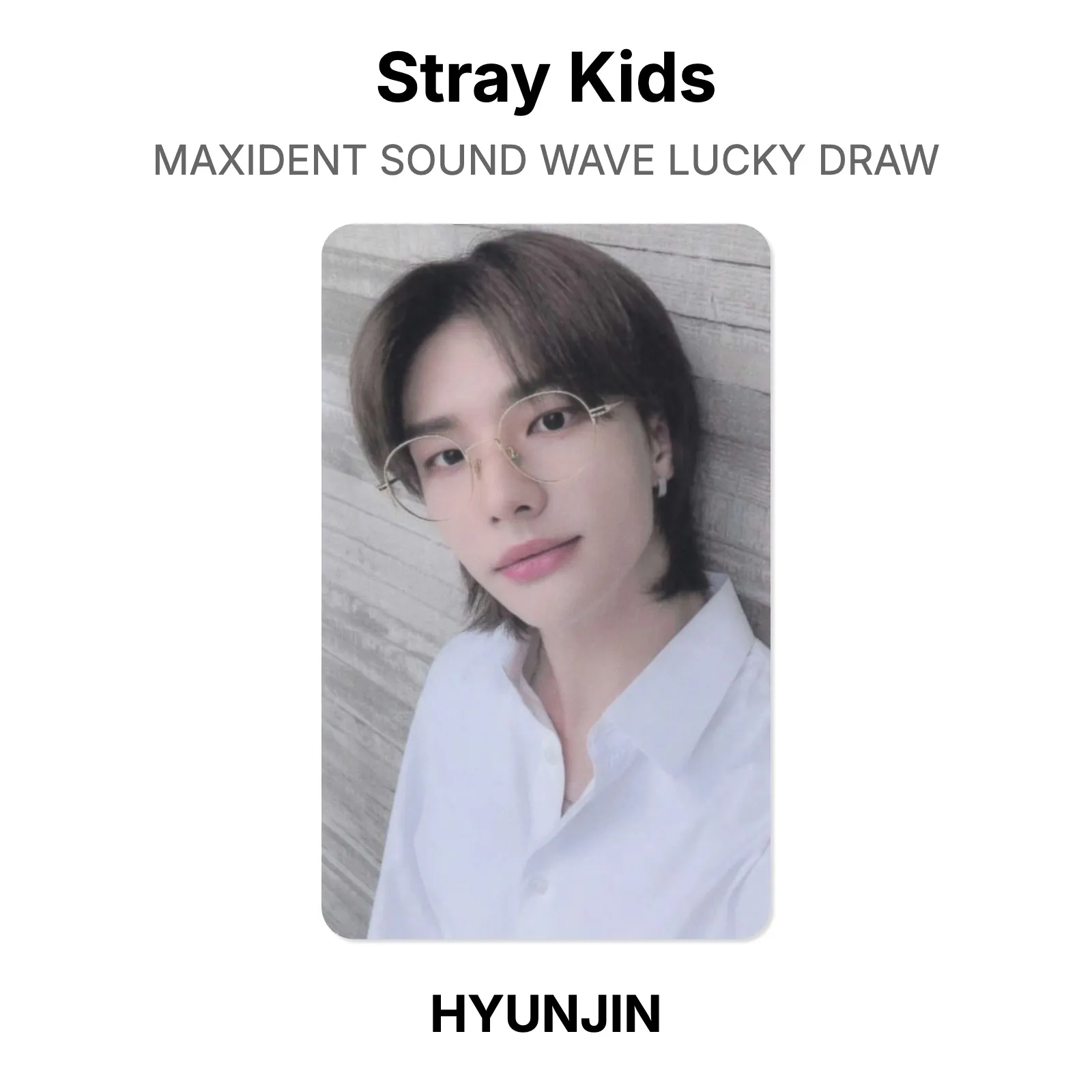 Stray Kids MAXIDENT SOUND WAVE LUCKY DRAW Official Photocard KPOP