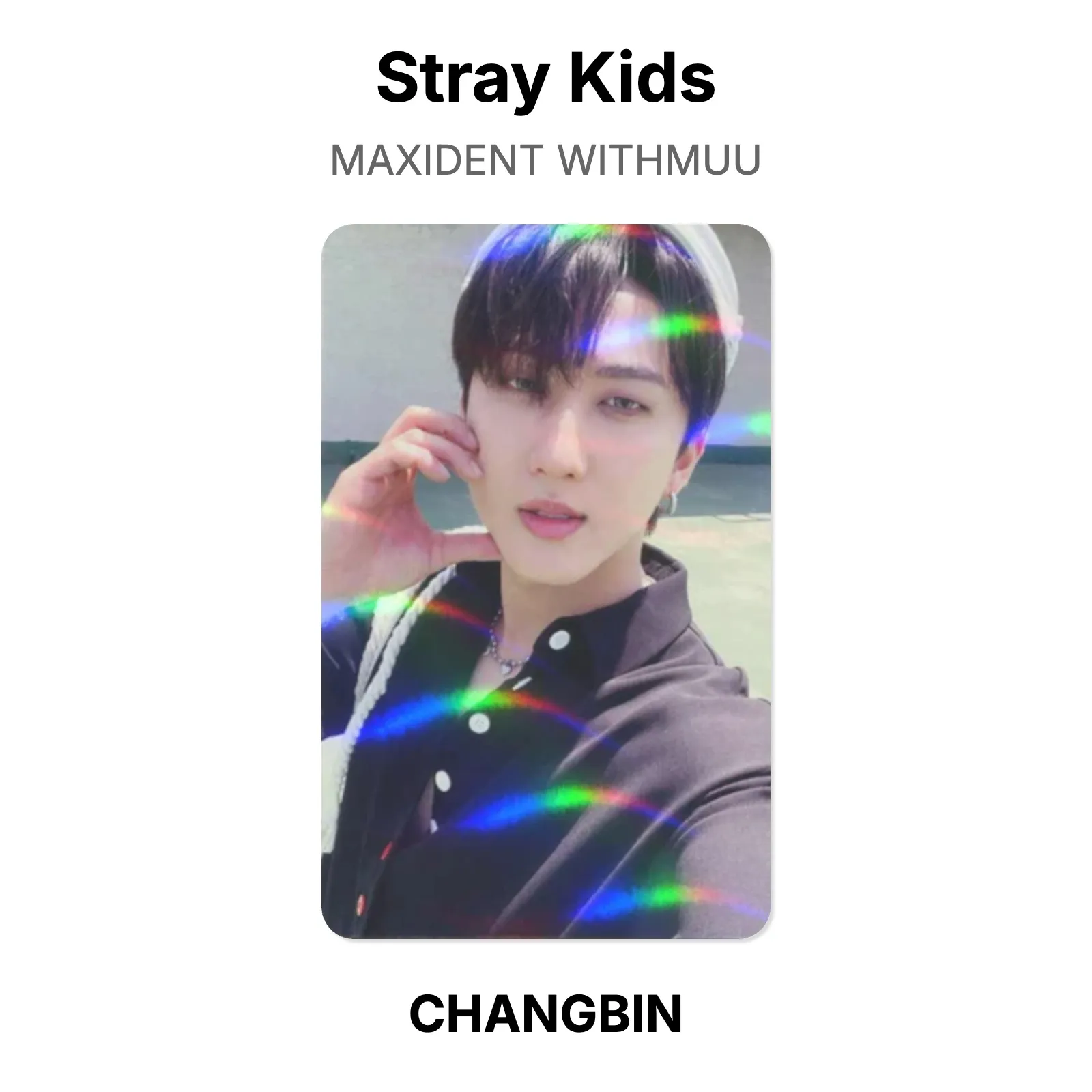 Stray Kids MAXIDENT WITHMUU Official Photocard KPOP Special Gift