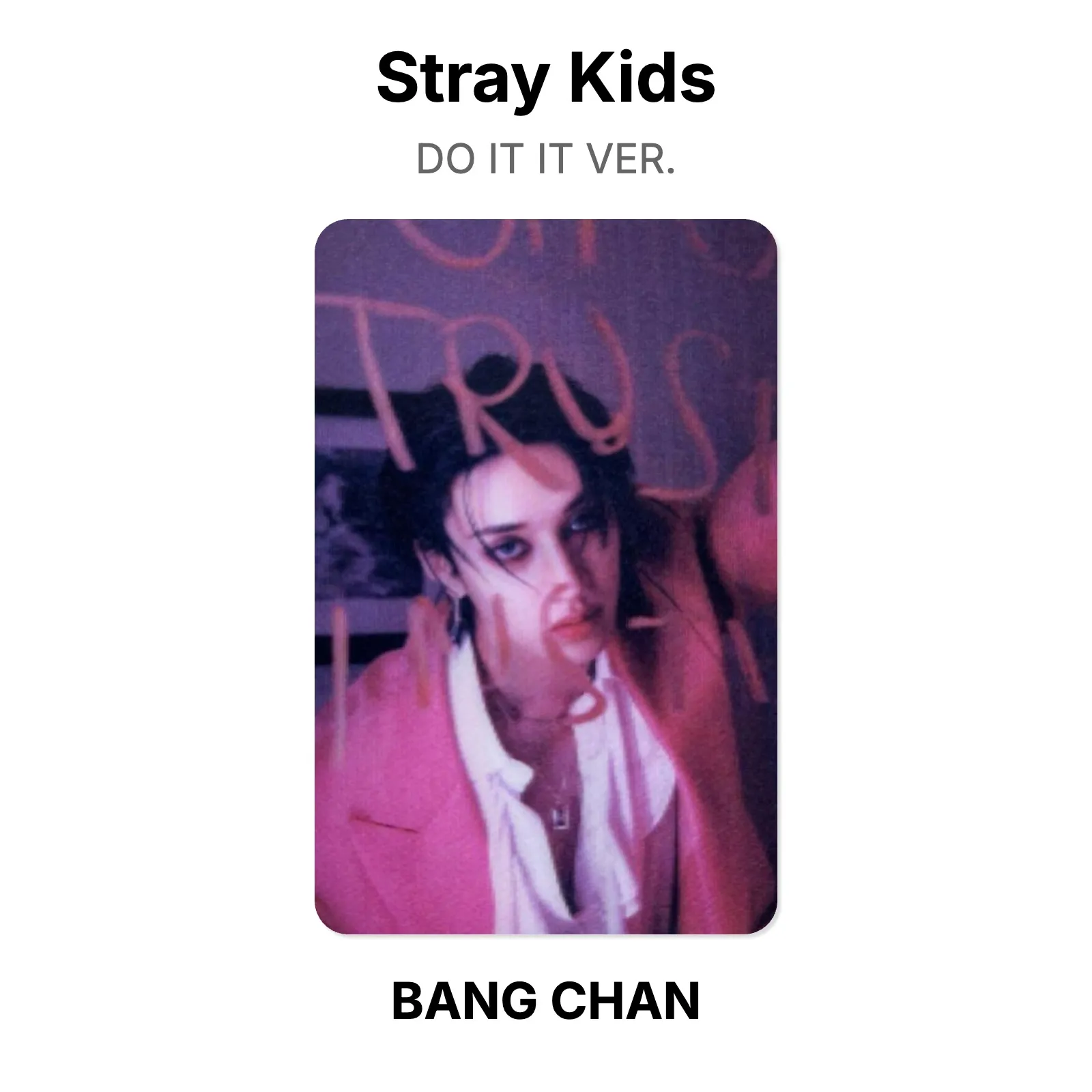 Stray Kids DO IT IT VER. Official Photocard KPOP Special Gift