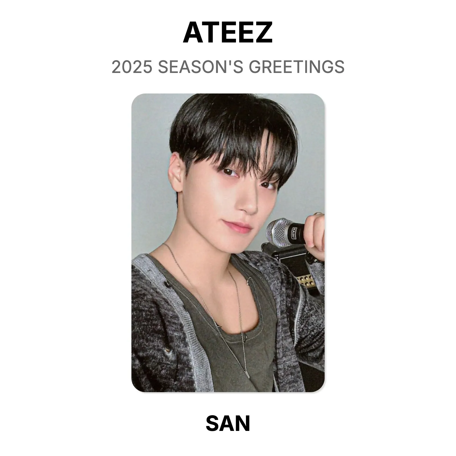 ATEEZ 2025 SEASON'S GREETINGS Official Photocard KPOP Special Gift