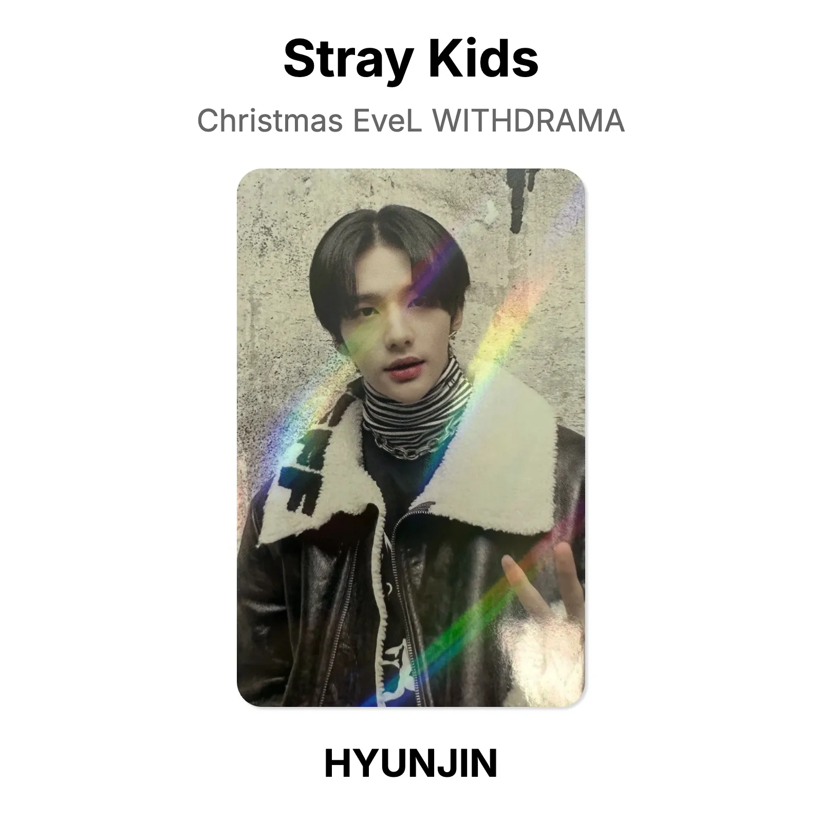 Stray Kids Christmas EveL WITHDRAMA Official Photocard KPOP