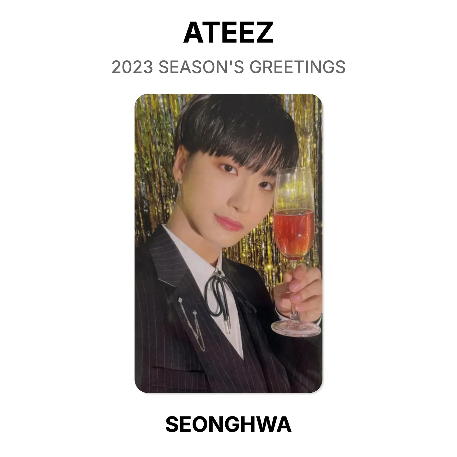ATEEZ 2023 SEASON'S GREETINGS Official Photocard KPOP Special Gift