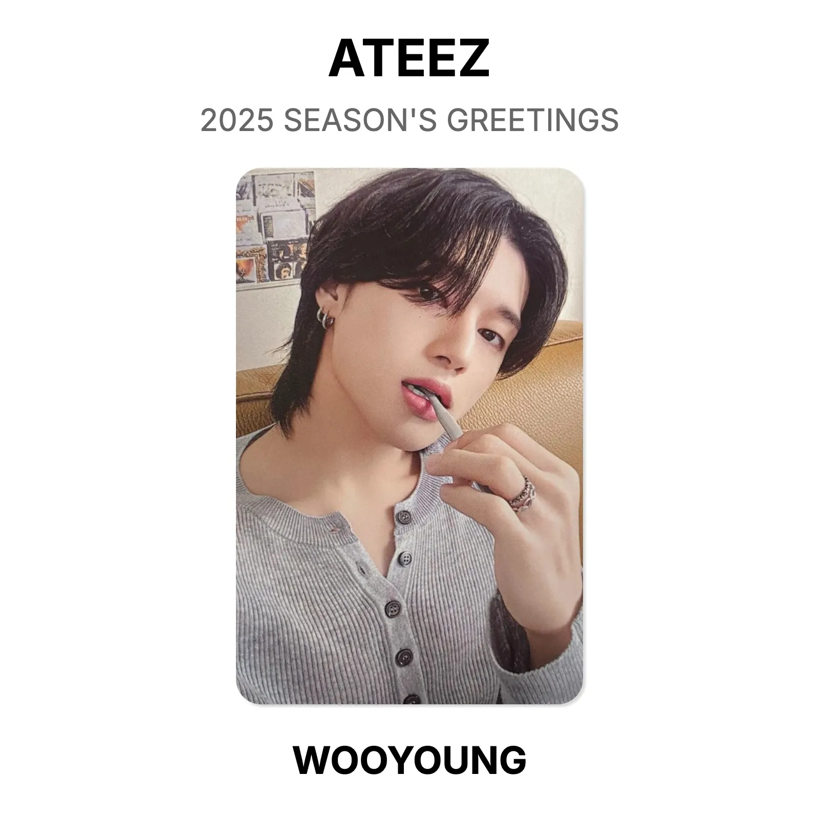 ATEEZ 2025 SEASON'S GREETINGS Official Photocard KPOP Special Gift