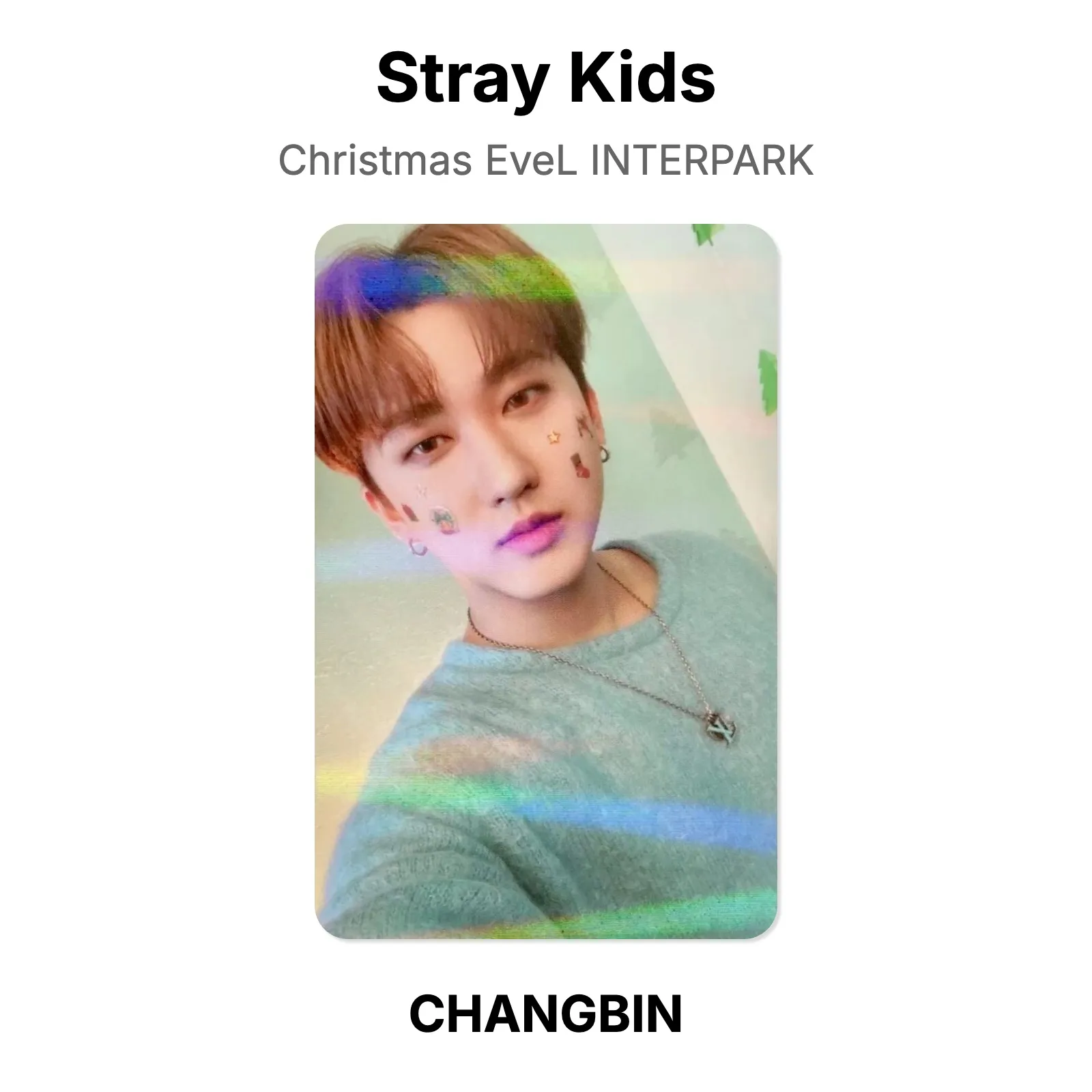 Stray Kids Christmas EveL INTERPARK Official Photocard KPOP