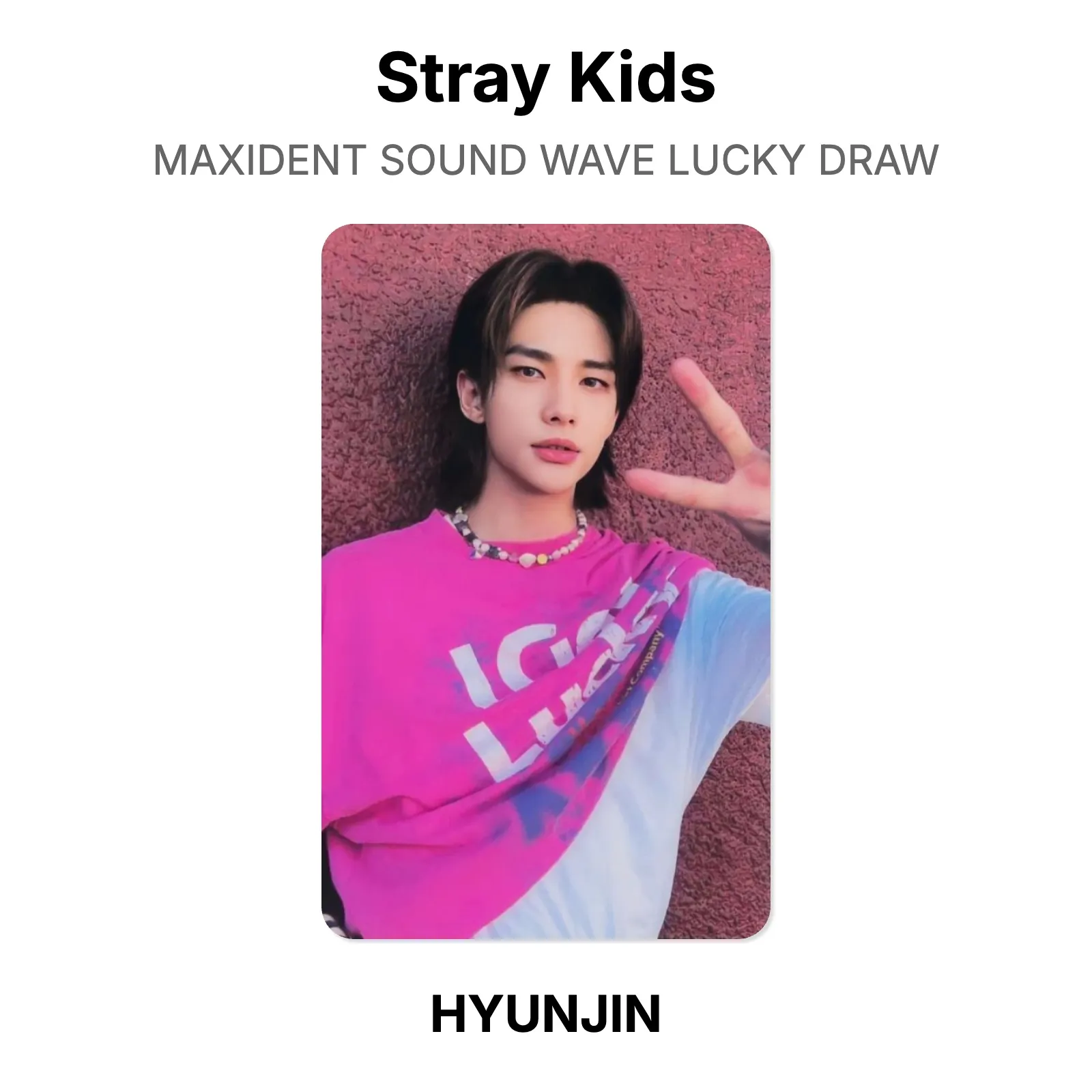 Stray Kids MAXIDENT SOUND WAVE LUCKY DRAW Official Photocard KPOP
