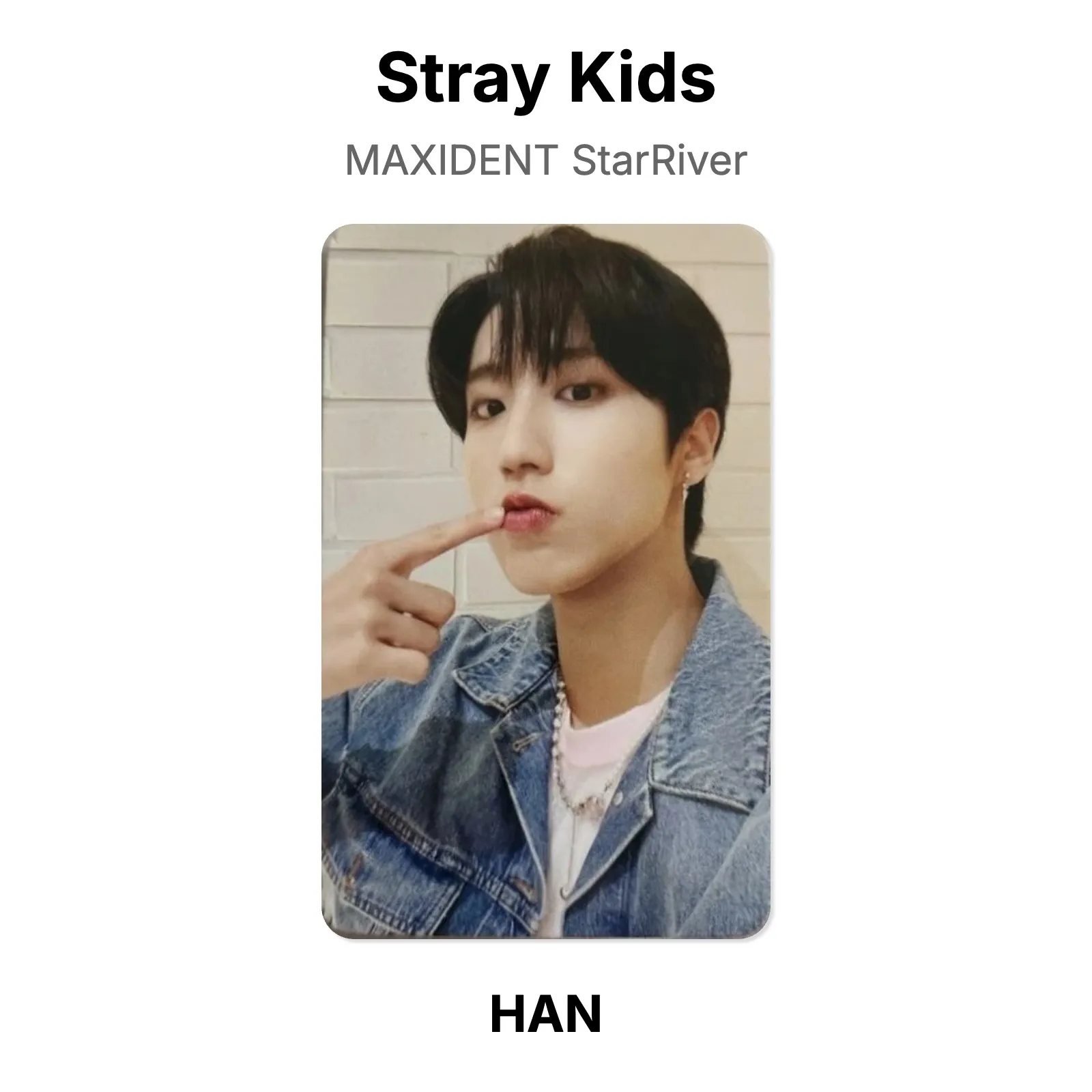 Stray Kids MAXIDENT StarRiver Official Photocard KPOP Special Gift