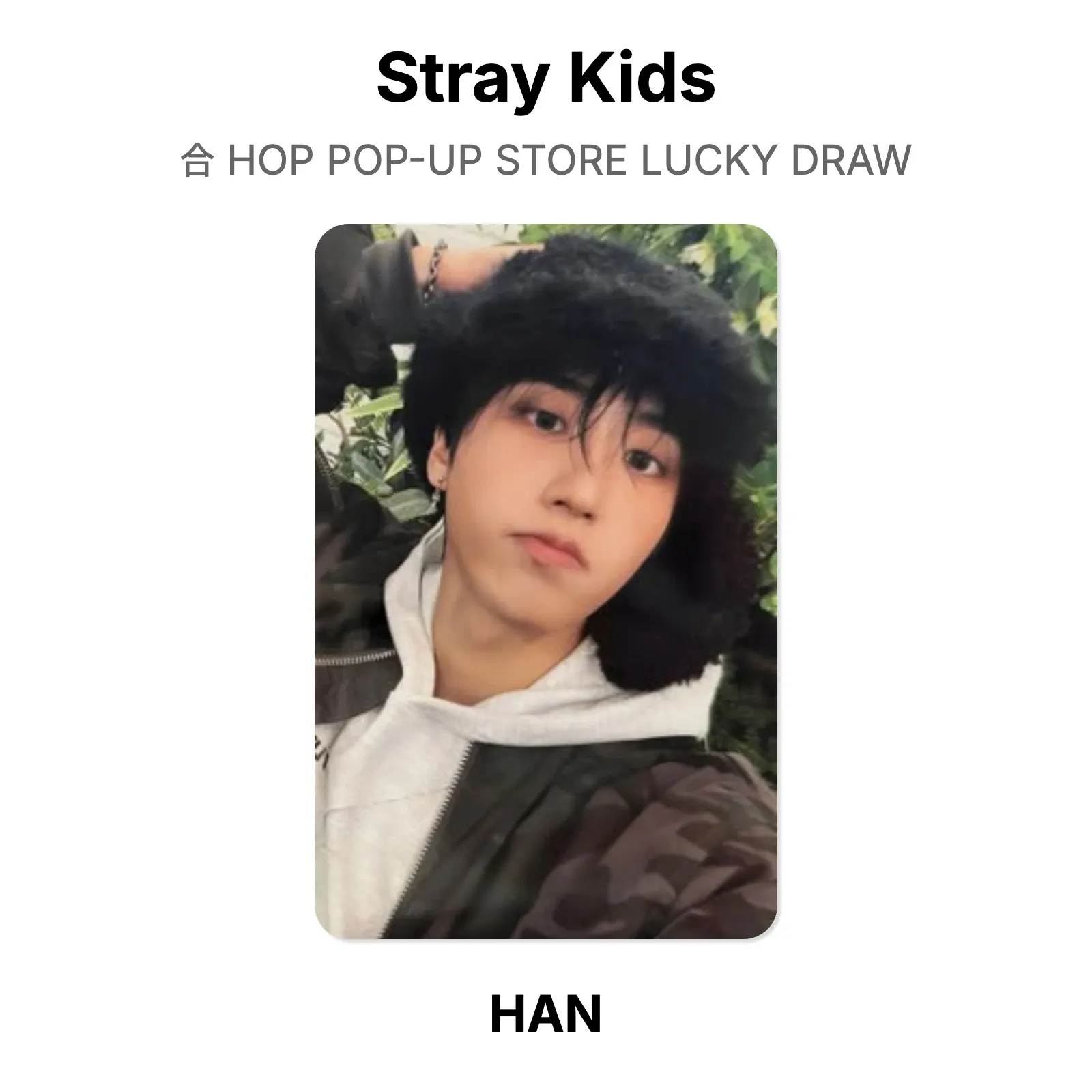Stray Kids 合 HOP POP-UP STORE LUCKY DRAW Official Photocard | eBay