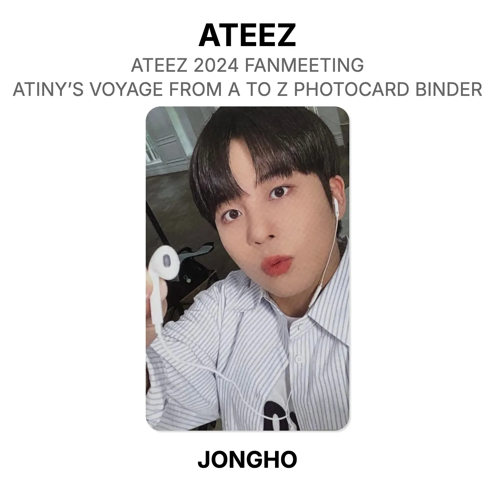 ATEEZ ATEEZ 2024 FANMEETING ATINY'S VOYAGE FROM A TO Z PHOTOCARD