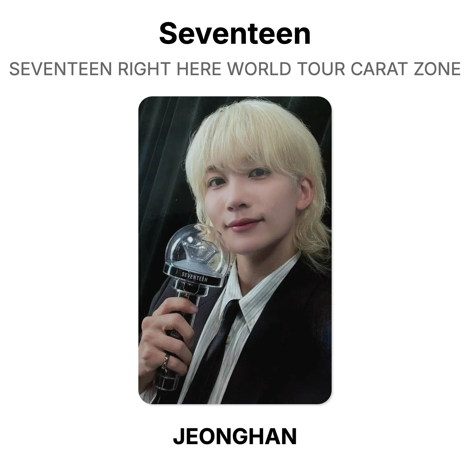 Seventeen SEVENTEEN RIGHT HERE WORLD TOUR CARAT ZONE Official KPOP