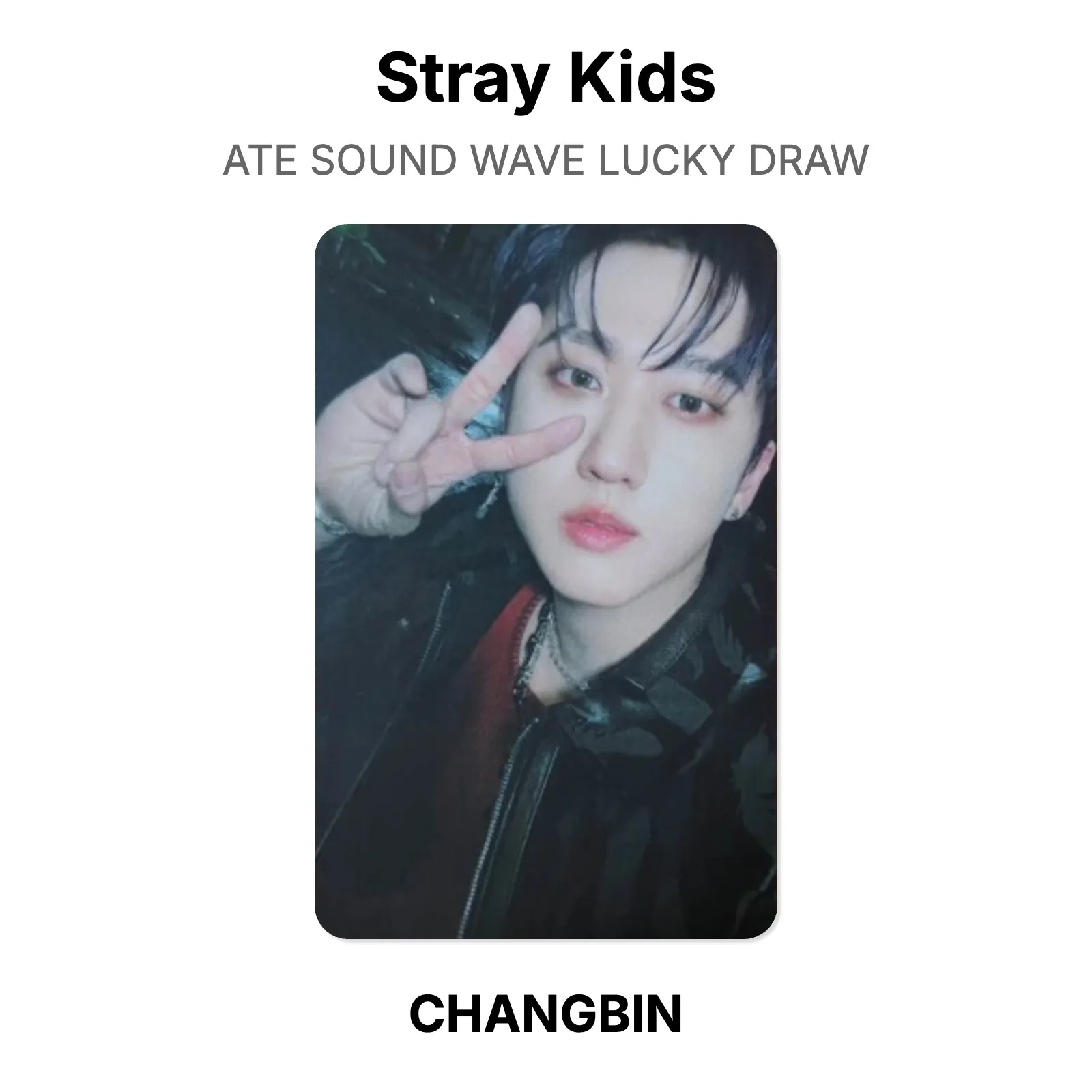 Stray Kids ATE SOUND WAVE LUCKY DRAW Official Photocard KPOP