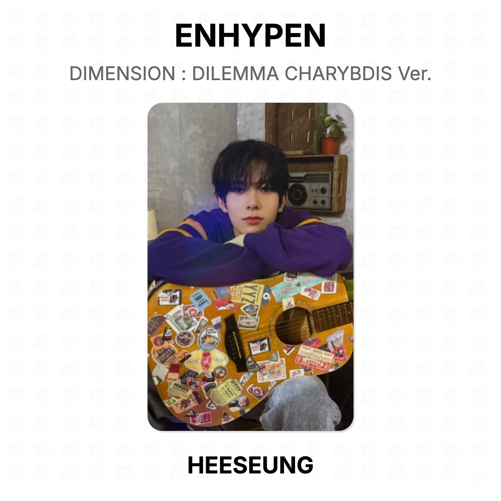 ENHYPEN DIMENSION : DILEMMA CHARYBDIS Ver. Official Photocard KPOP Special Gift