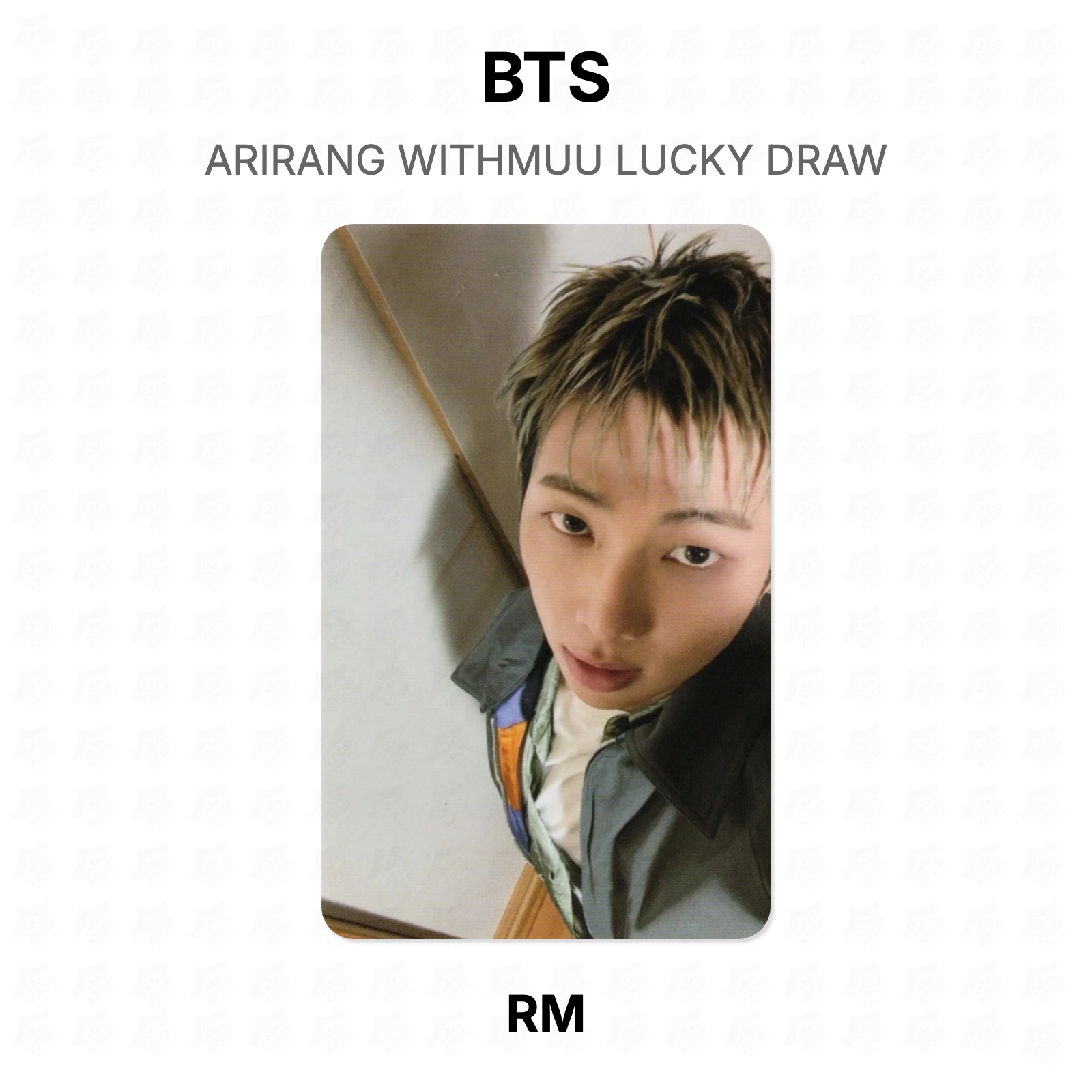 BTS ARIRANG WITHMUU LUCKY DRAW Official Photocard KPOP Special Gift