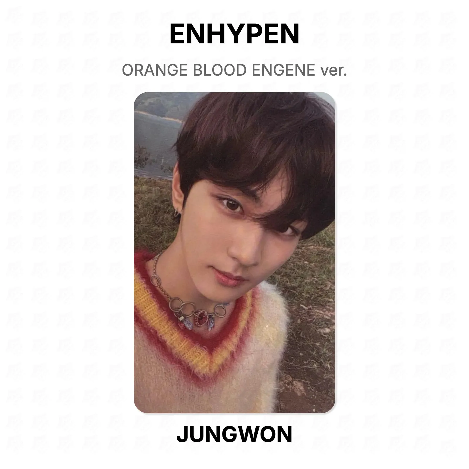 ENHYPEN ORANGE BLOOD ENGENE ver. Official Photocard KPOP Special Gift