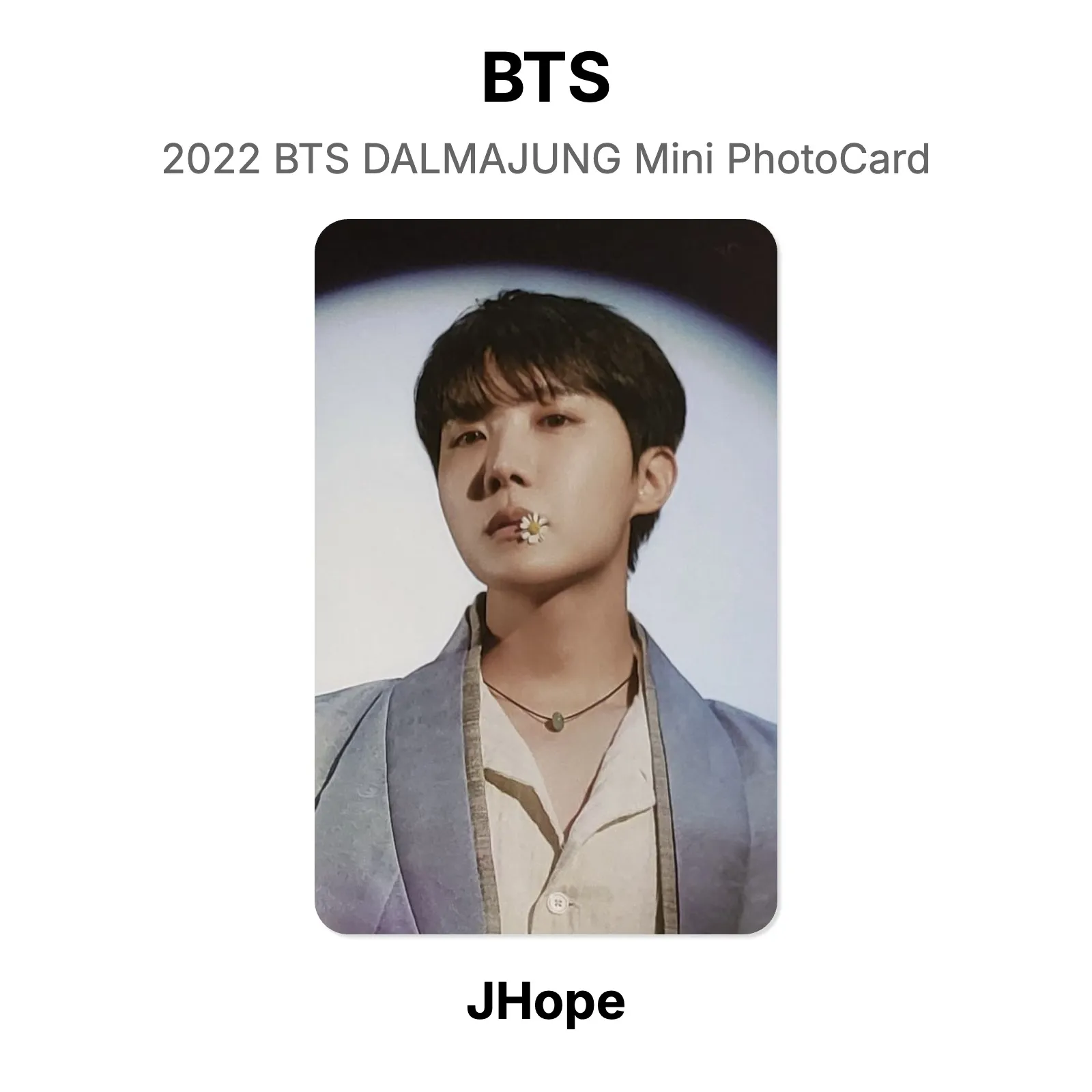 BTS 2022 BTS DALMAJUNG Mini PhotoCard Official KPOP Special Gift