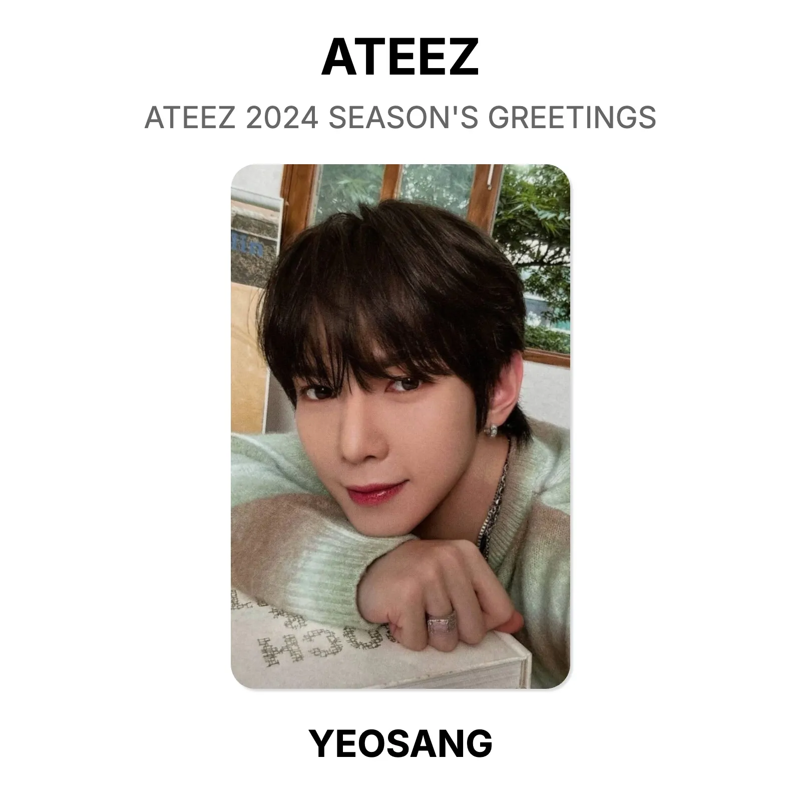 ATEEZ ATEEZ 2024 SEASON'S GREETINGS Official Photocard KPOP