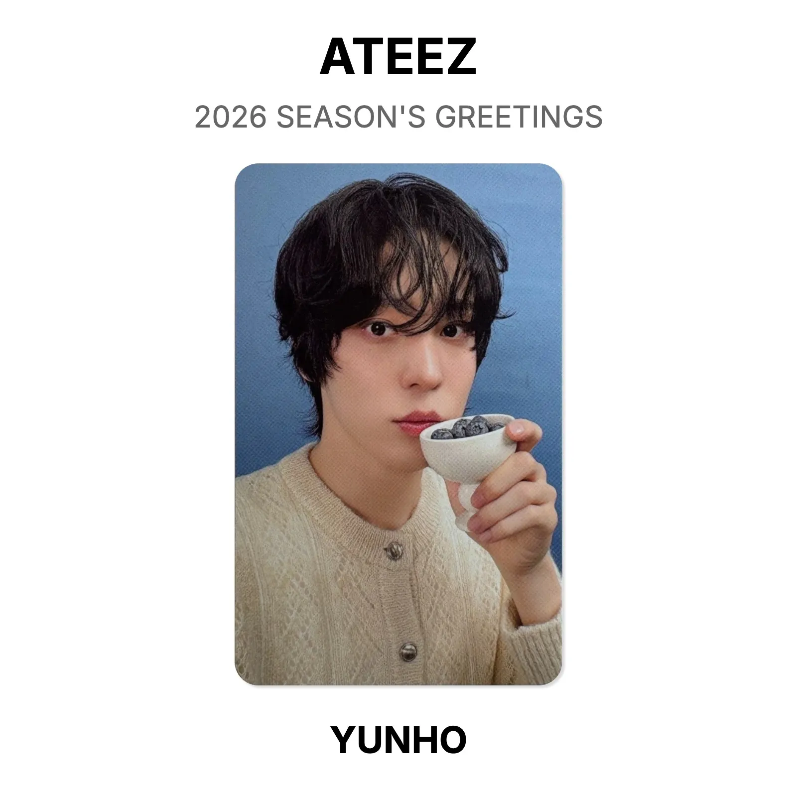 ATEEZ 2026 SEASON'S GREETINGS Official Photocard KPOP Special Gift