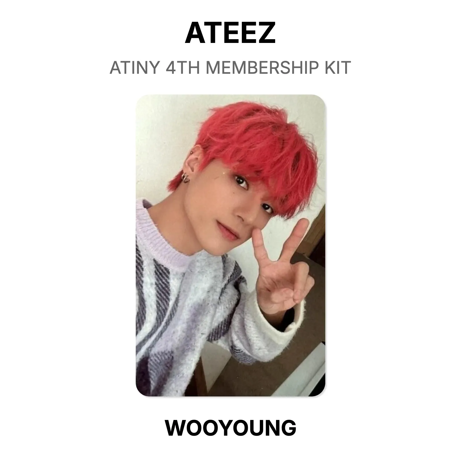 ATEEZ ATINY 4TH MEMBERSHIP KIT Official Photocard KPOP Special Gift