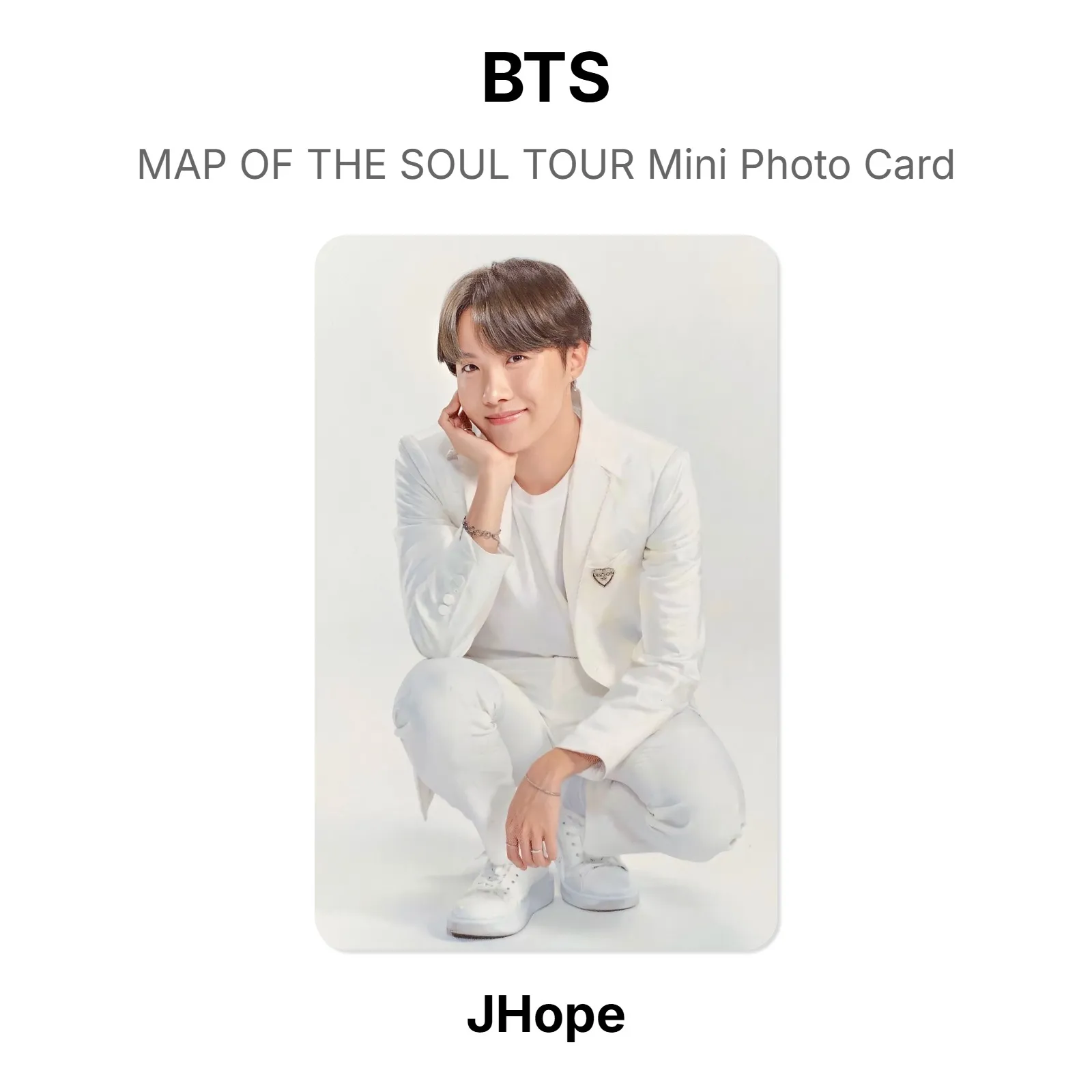 BTS MAP OF THE SOUL TOUR Mini Photo Card Official Photocard KPOP